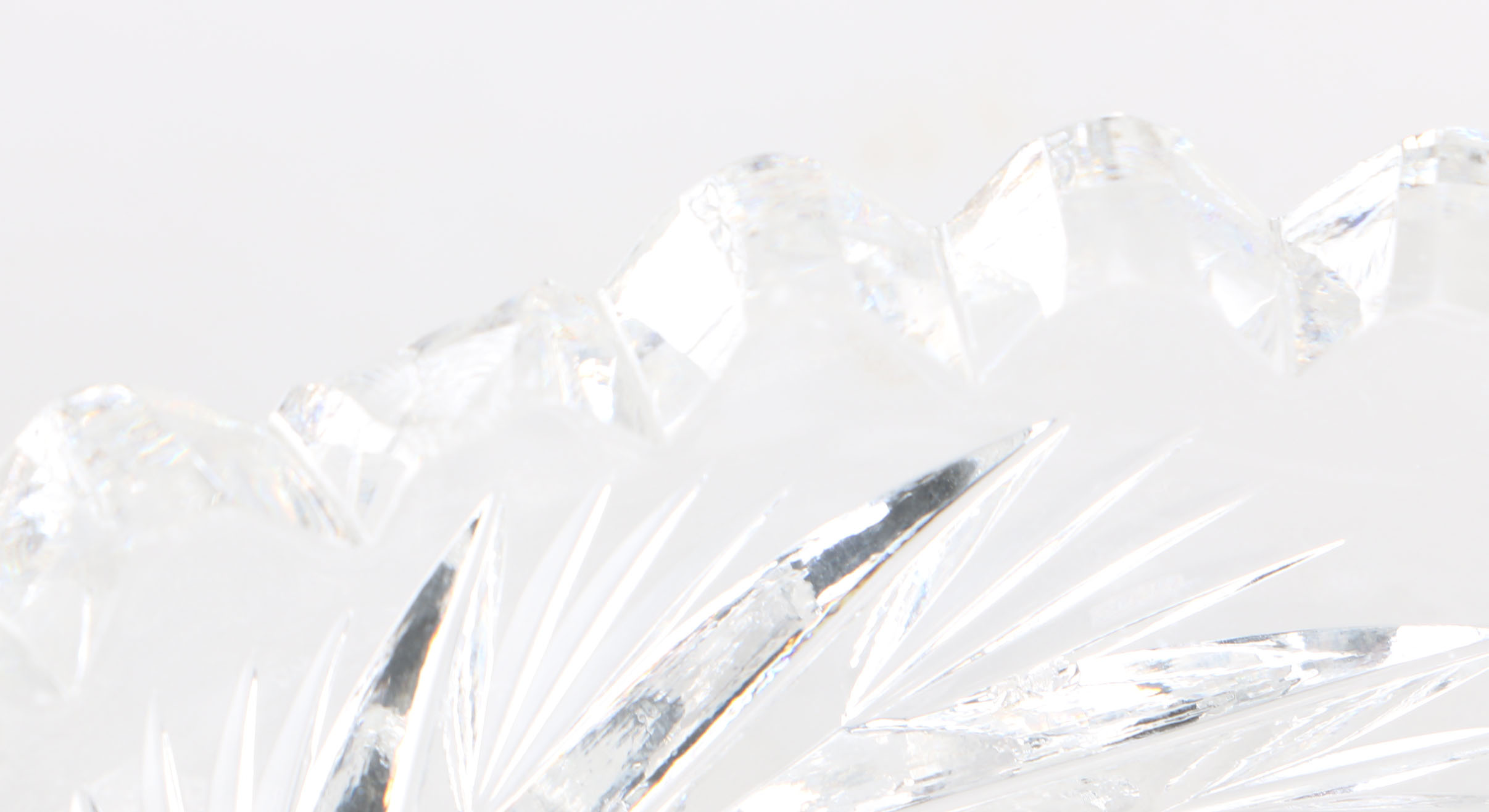 Antique China and Vintage Brilliant Cut Bowl