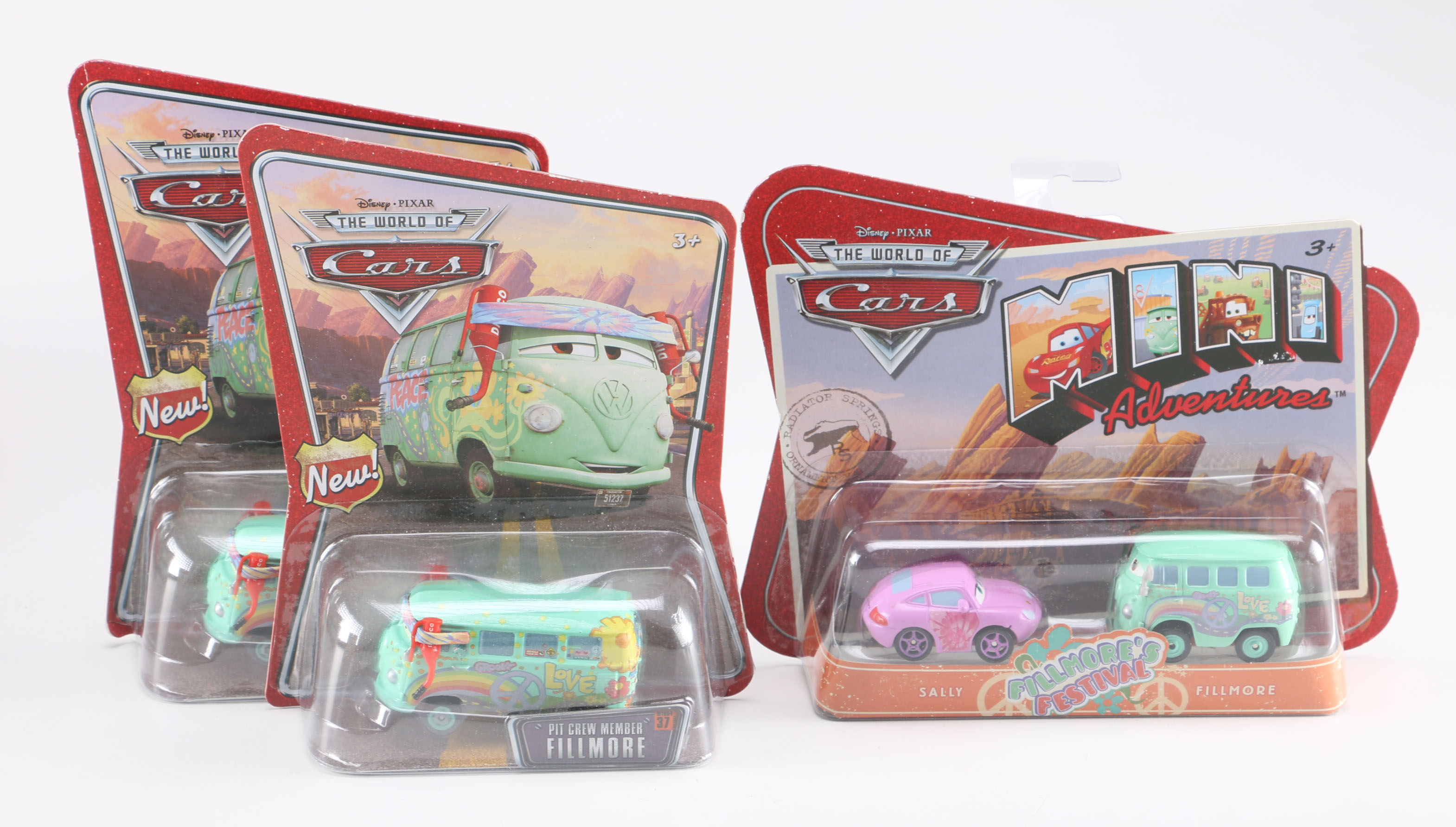 Toy Cars Based on Disney Pixar Movie "Cars"