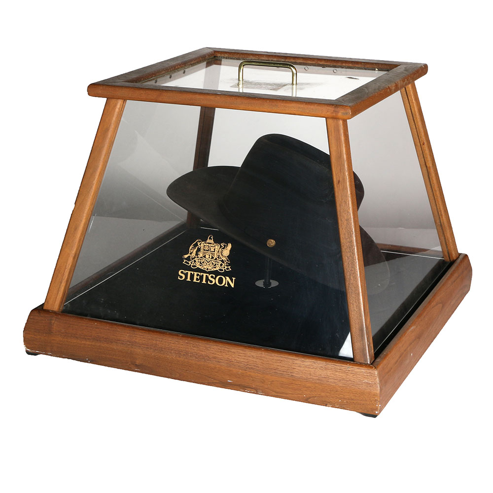 Tanya's Steston "El Presidente" 100X Beaver Fur and Cashmere Cowgirl Hat in a Stetson Display Case with Certificate