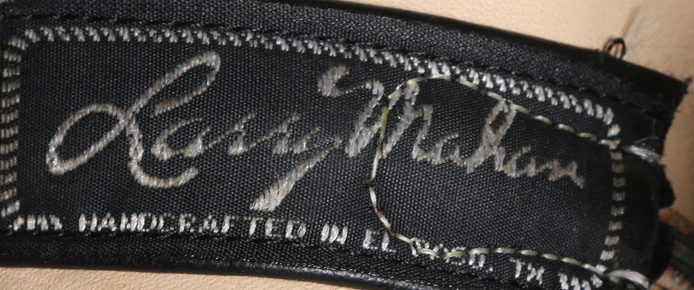 Vintage Larry Mahan of El Paso, Texas Red Snakeskin and Black Leather Cowgirl Boots