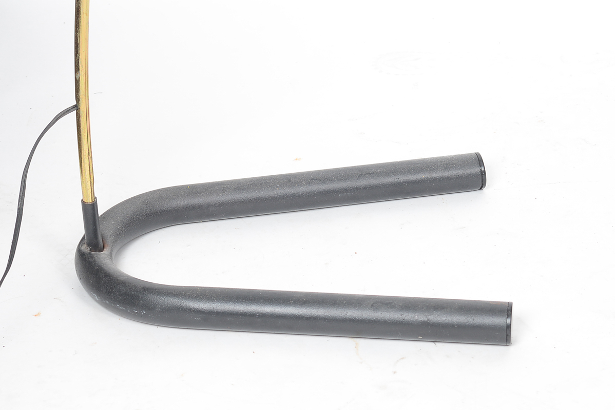 Mid-Century Modern Chrome Arc Floor Lamp