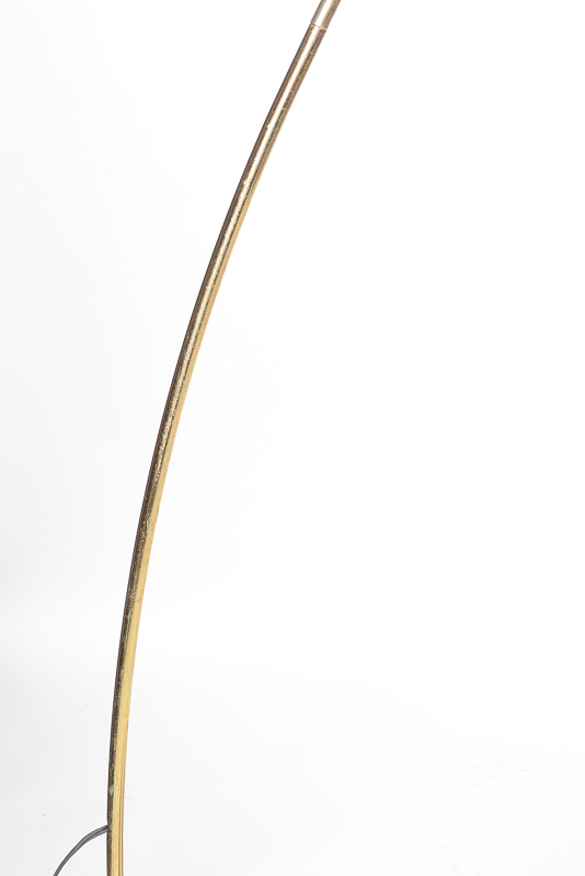 Mid-Century Modern Chrome Arc Floor Lamp