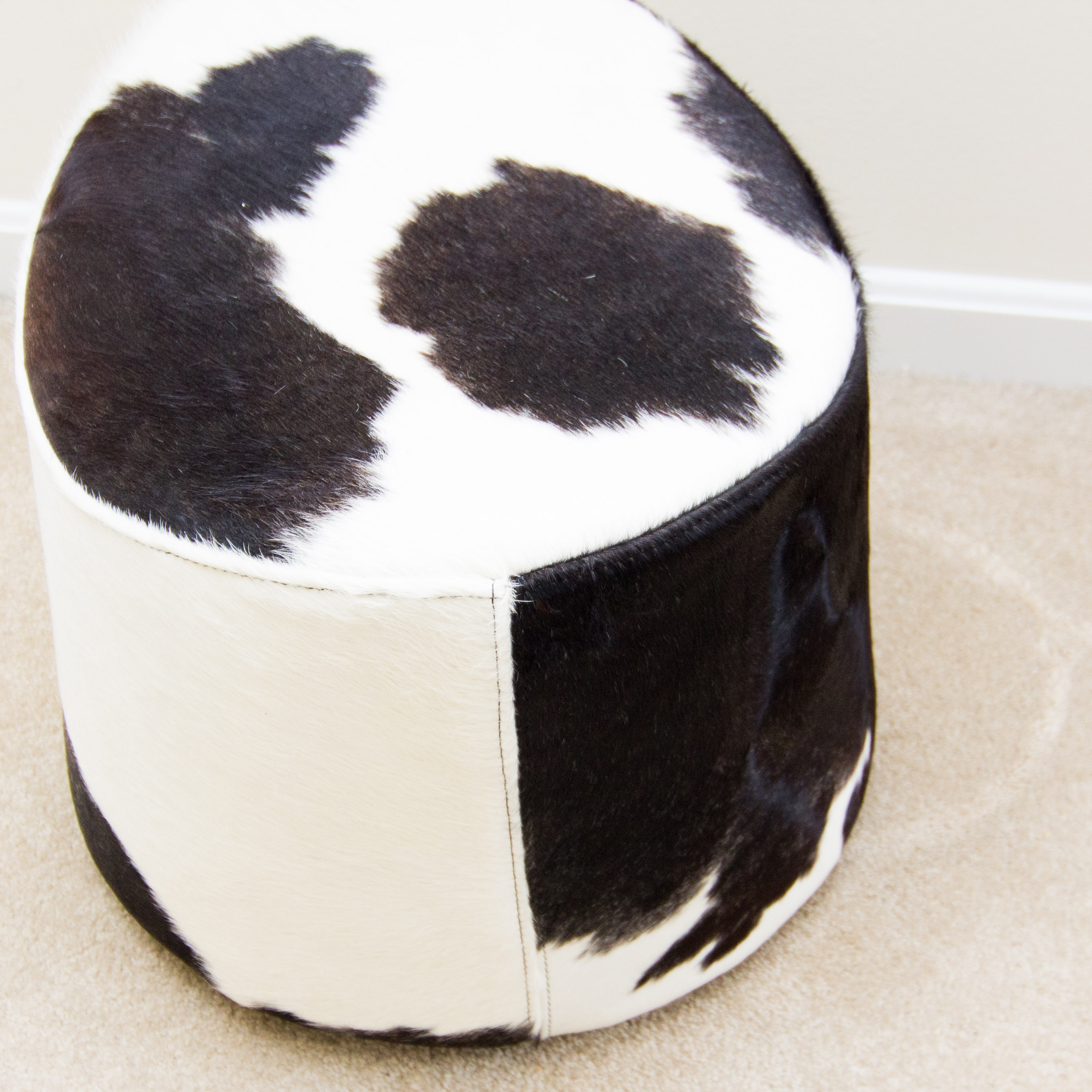 Cowhide Stool by Ikea