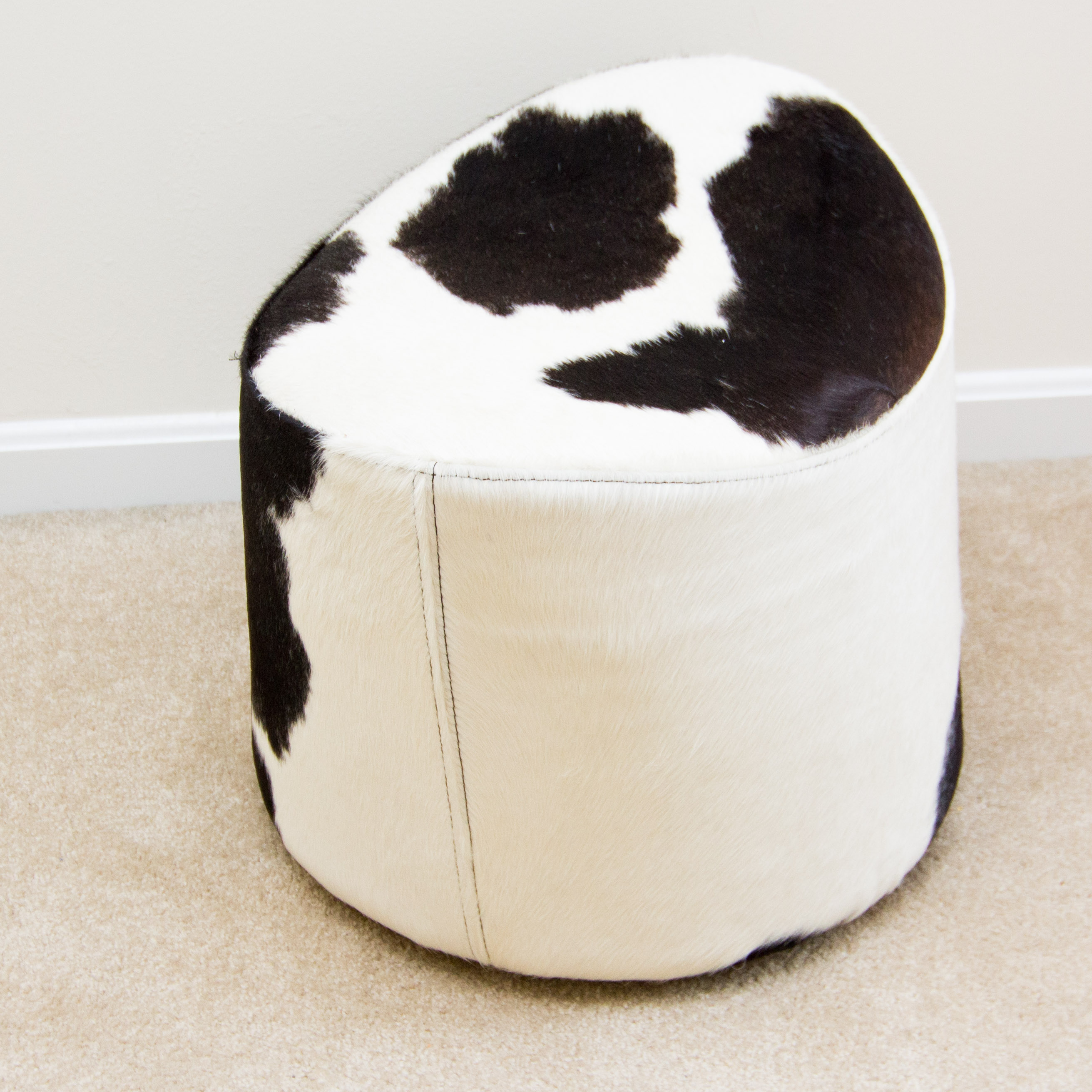 Cowhide Stool by Ikea