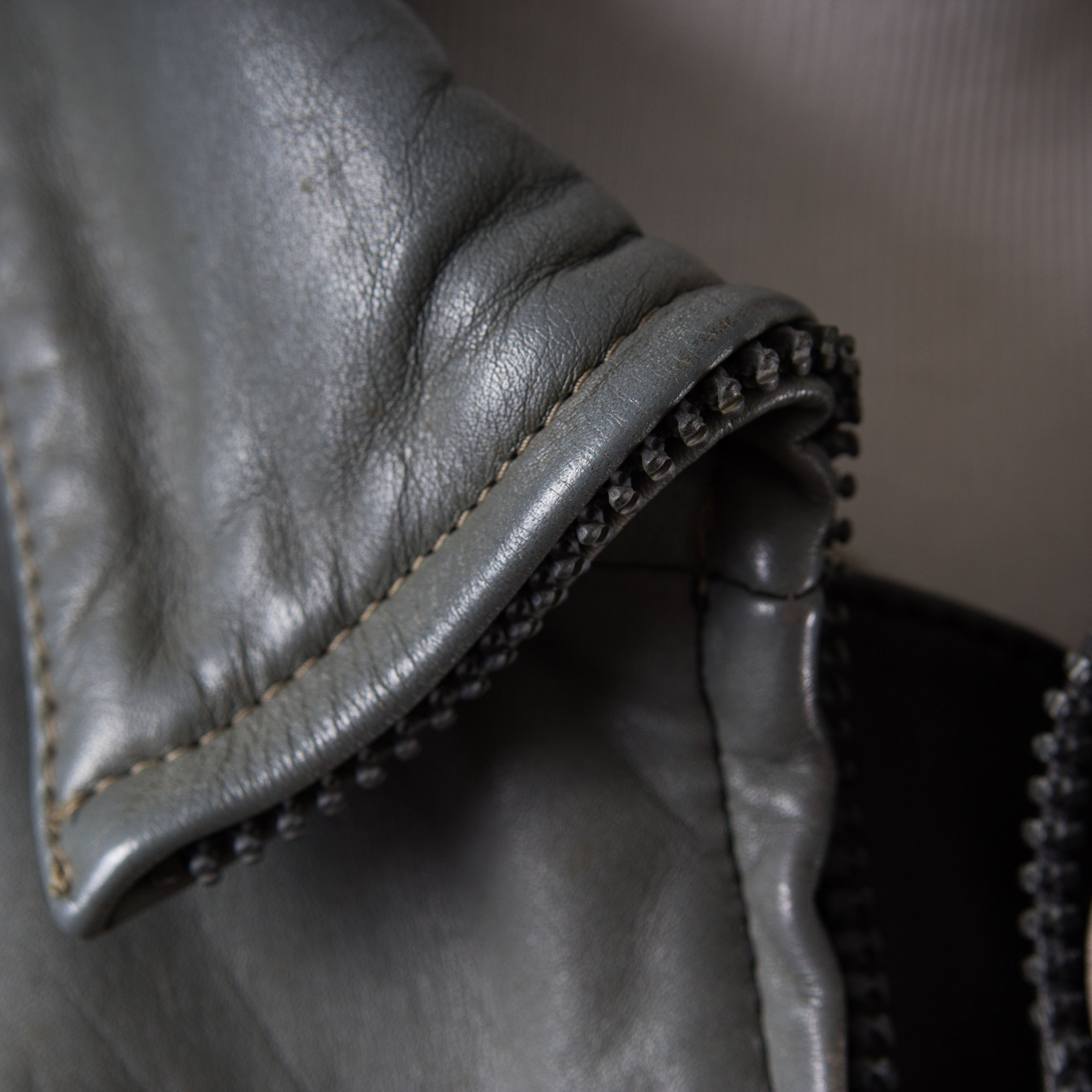 Men's Tour Lion by Rex Marsee Leather Jacket, Size Large