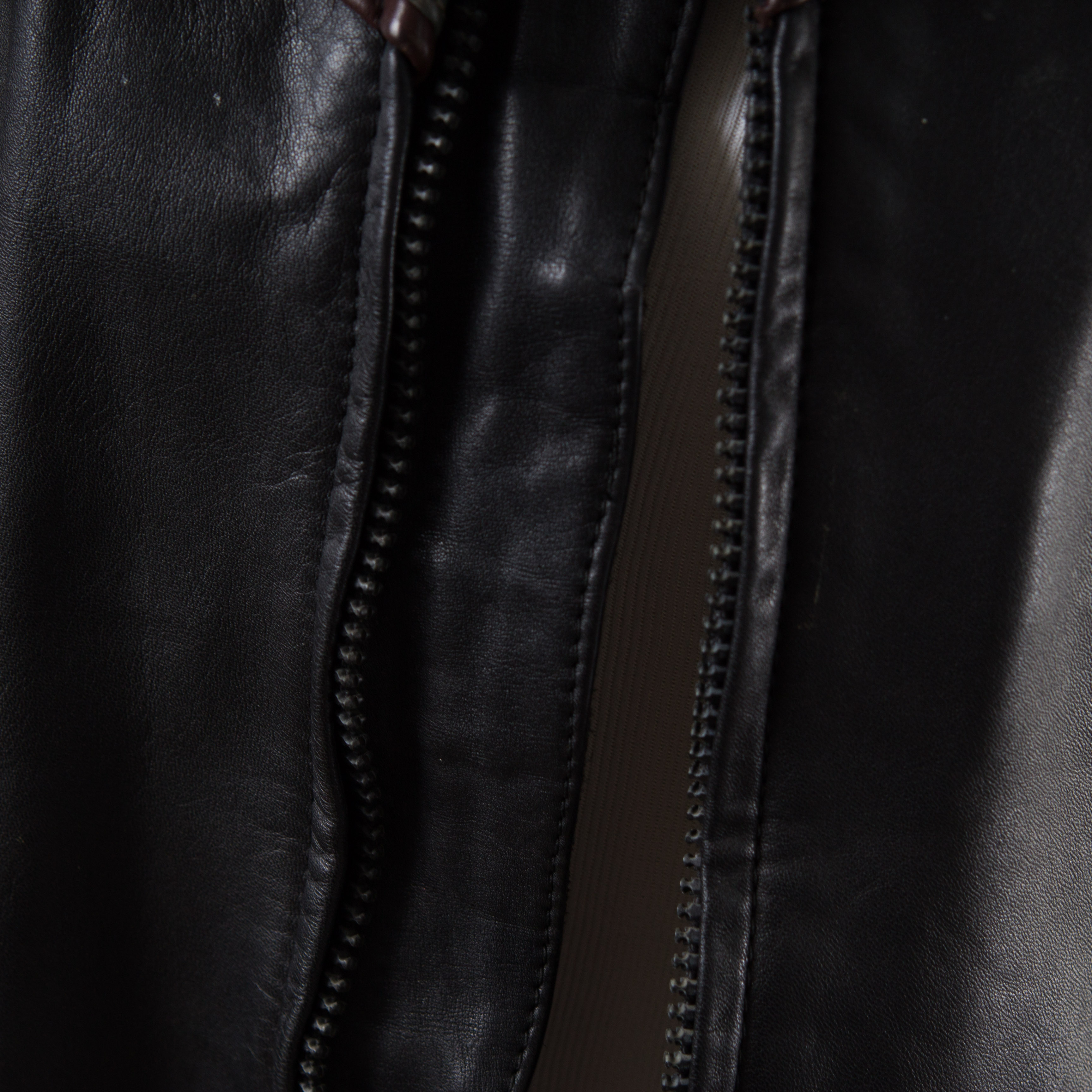 Men's Tour Lion by Rex Marsee Leather Jacket, Size Large