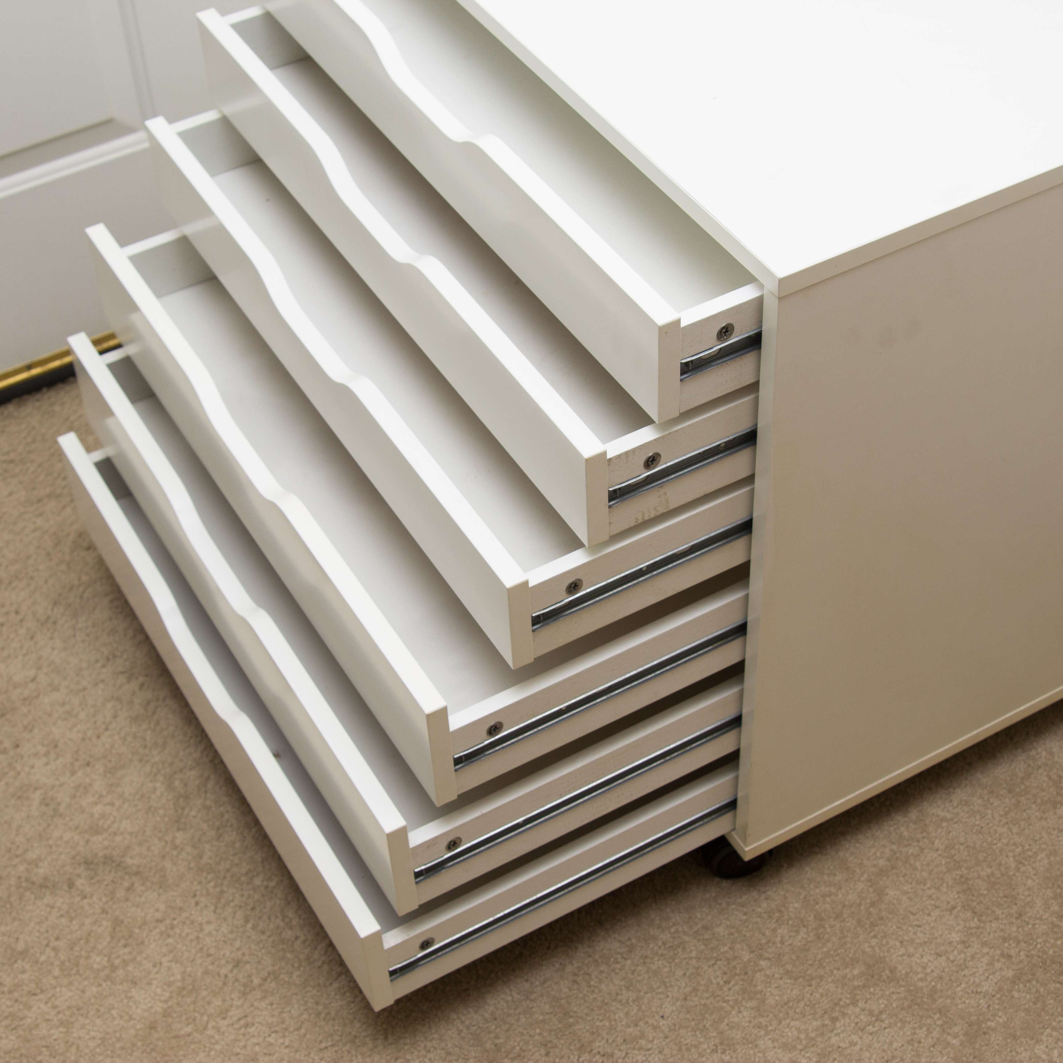 Ikea Printer Stand on Wheels