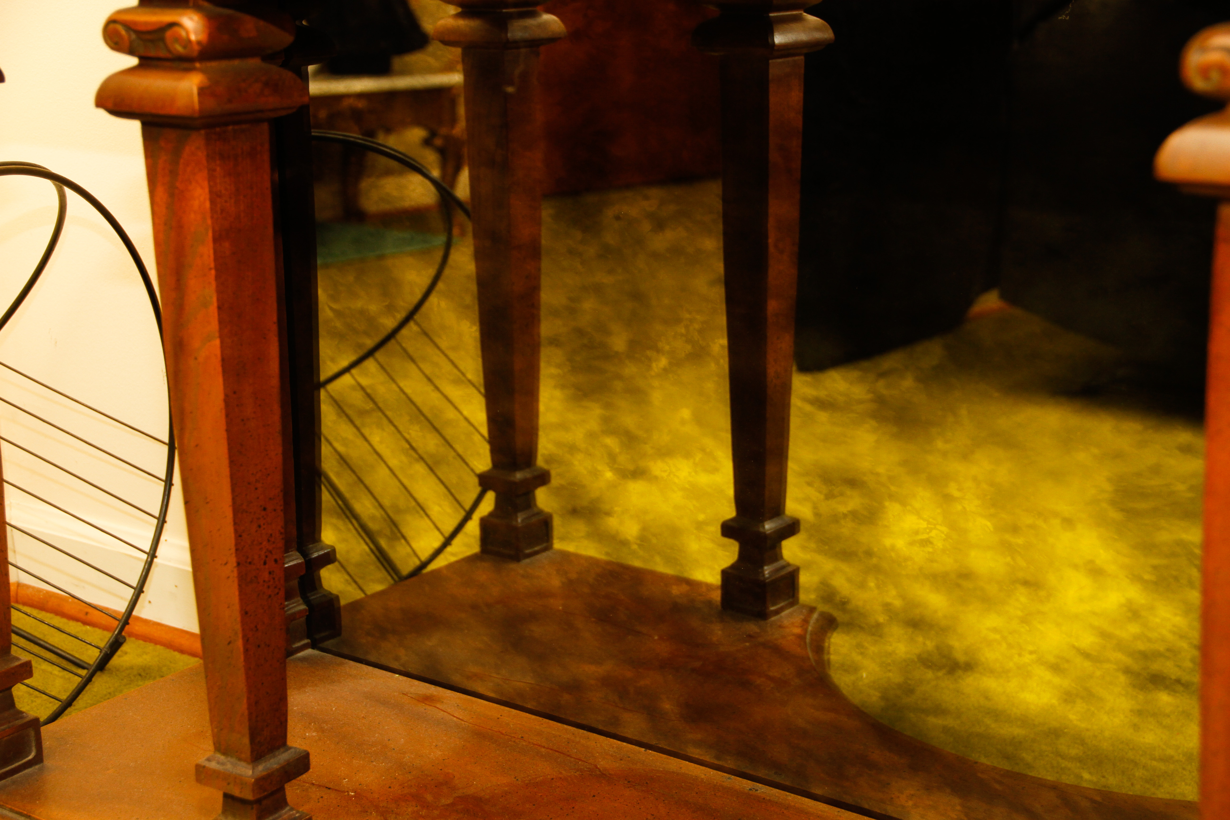 Marble Top Entry Way Table by Samford Furniture