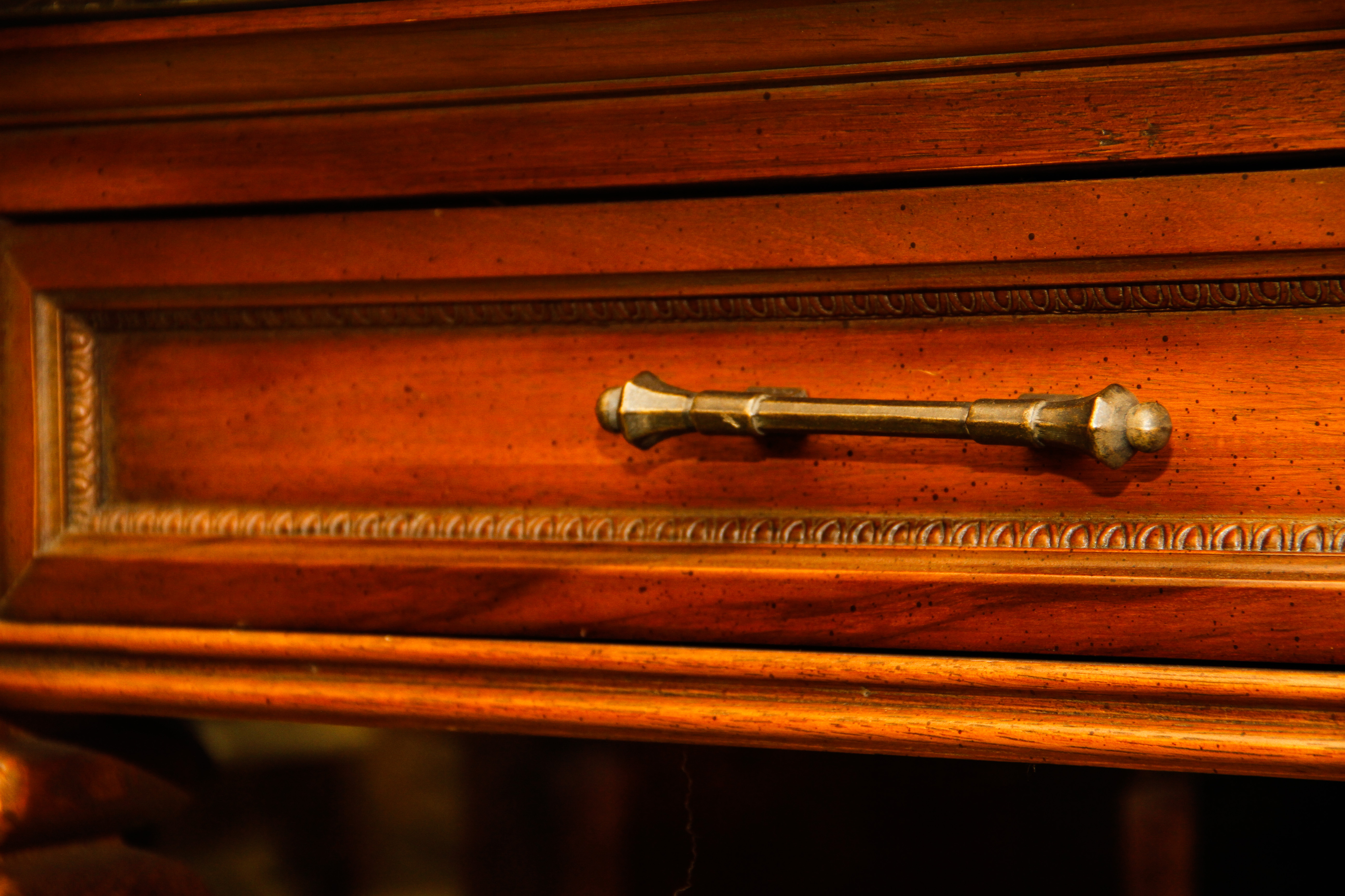 Marble Top Entry Way Table by Samford Furniture