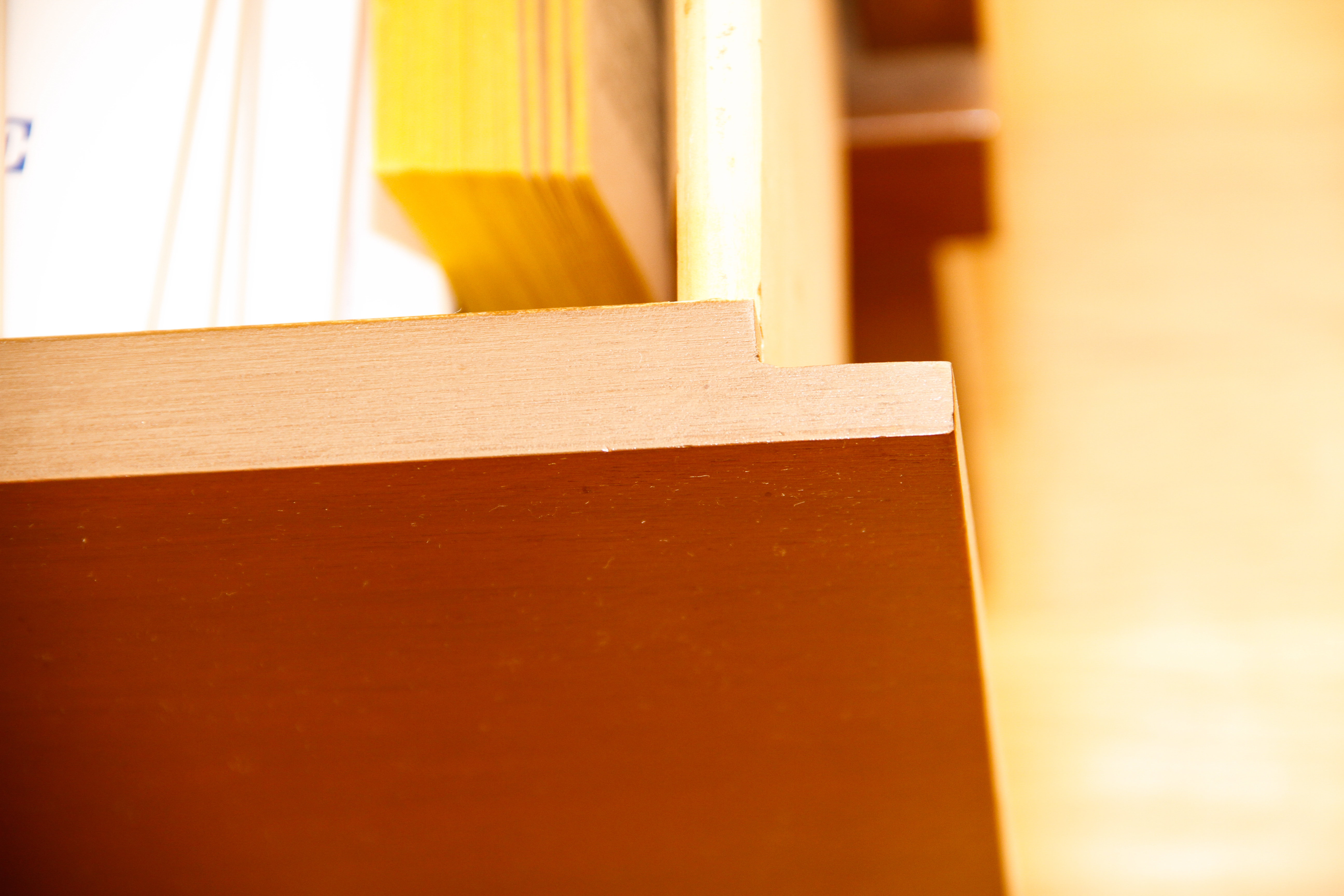 Vintage Mid-Century Wooden Nightstand By Stanley