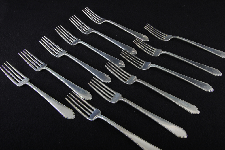Lunt "Treasure" Sterling Silver Flatware in Box