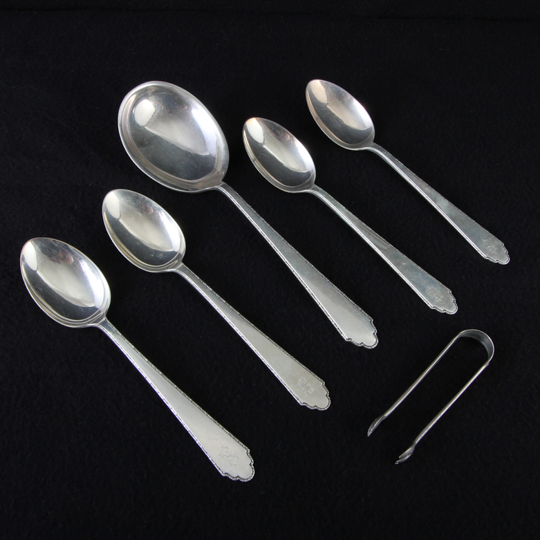 Lunt "Treasure" Sterling Silver Flatware in Box