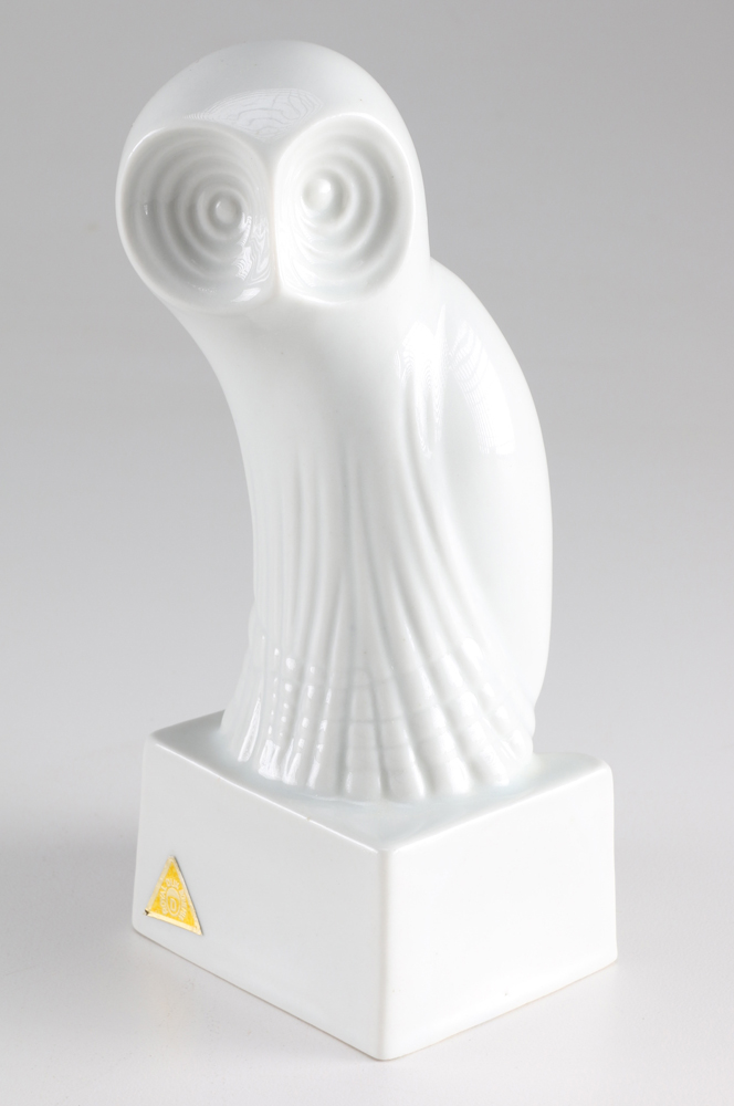 Ceramic Bird and Owl Pair