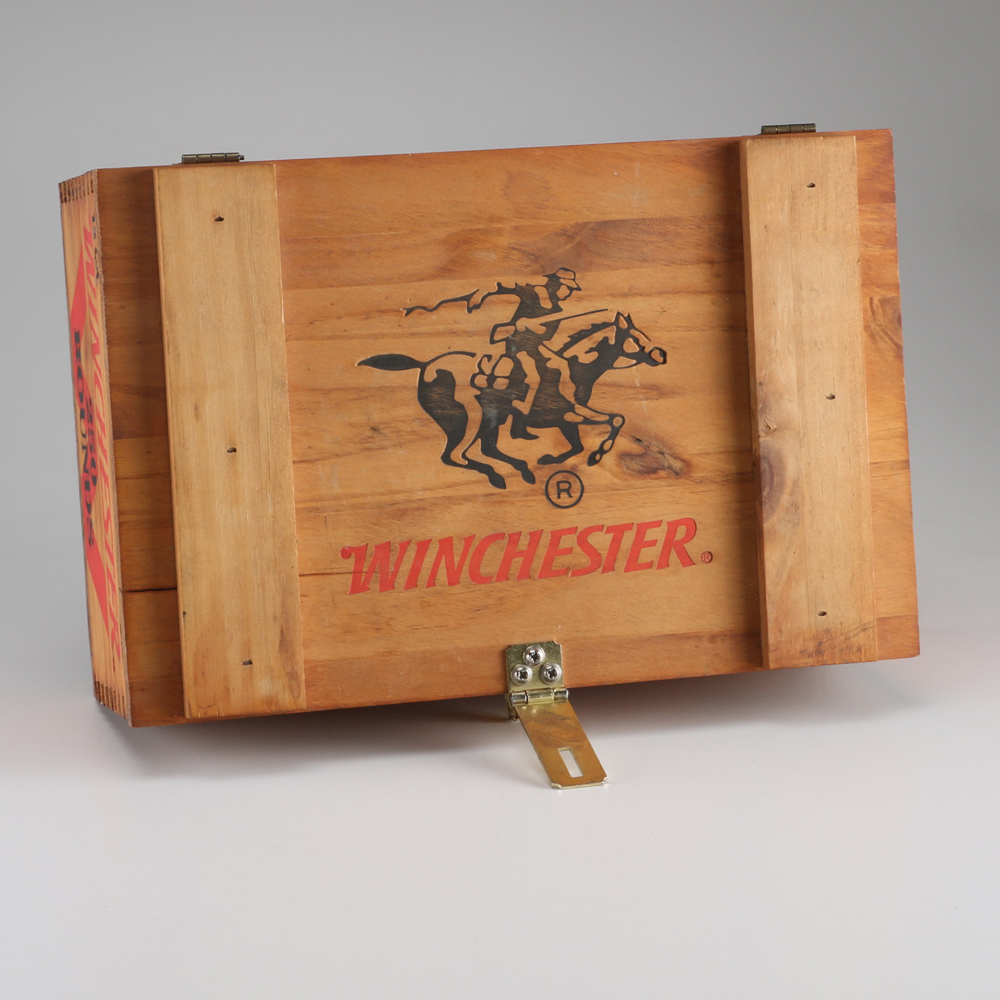 Wood Winchester Ammo Box