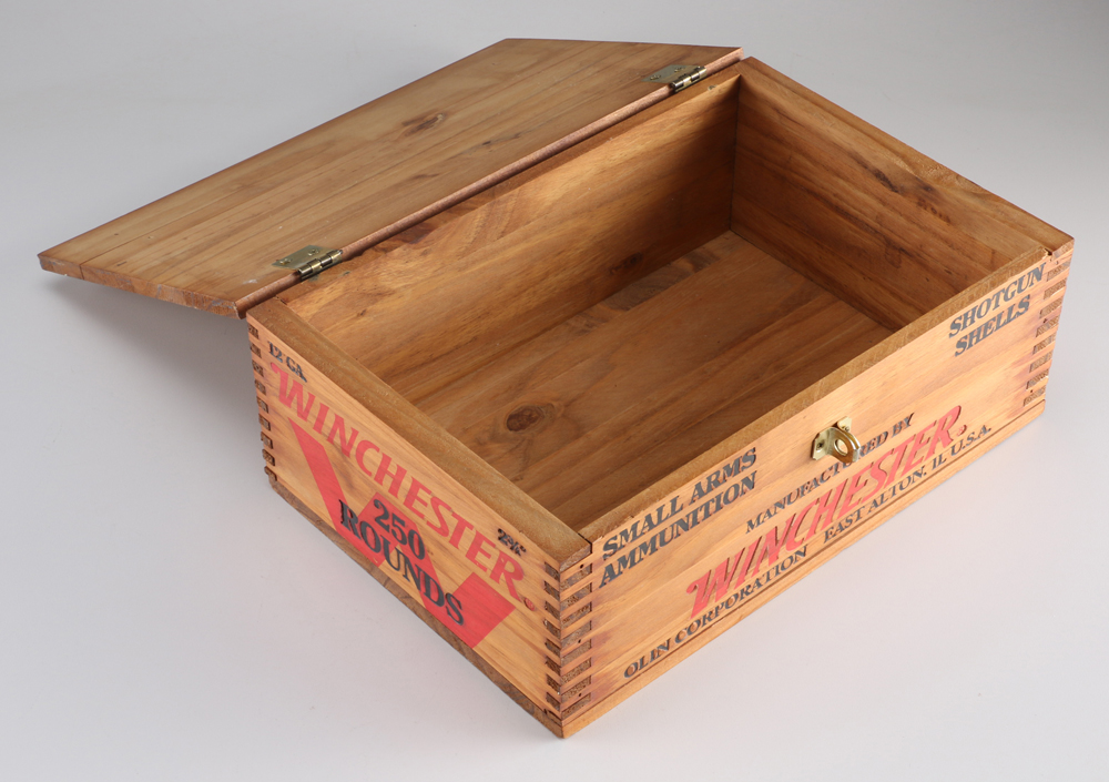 Wood Winchester Ammo Box