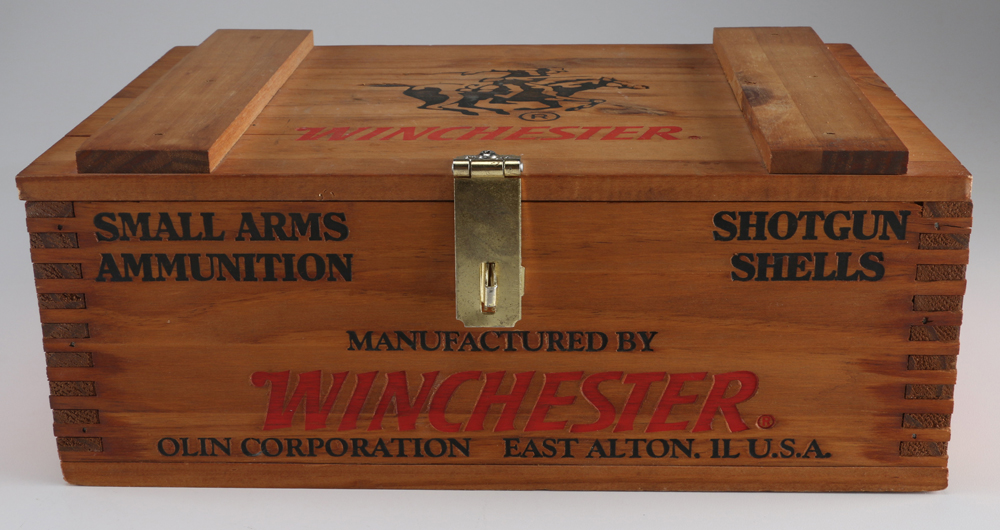Wood Winchester Ammo Box