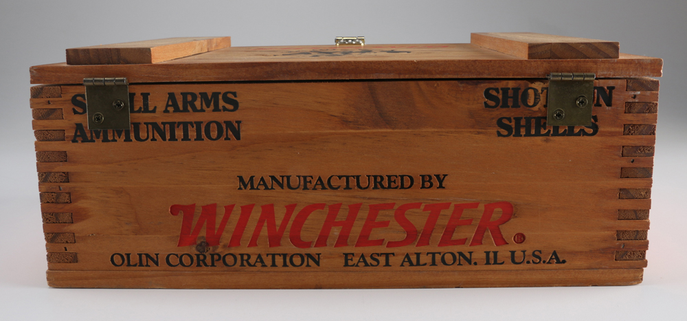 Wood Winchester Ammo Box