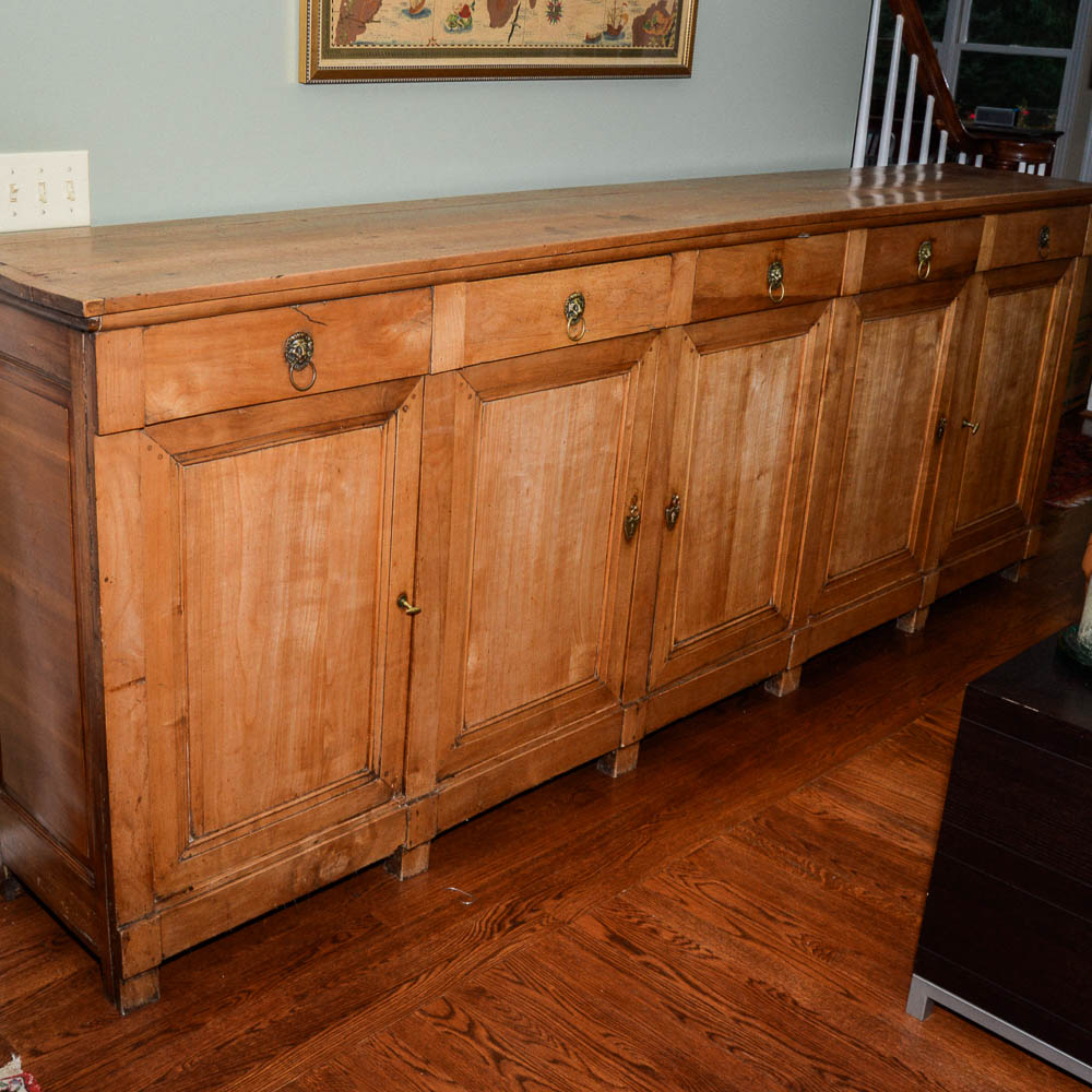 French Country Style Antique Sideboard