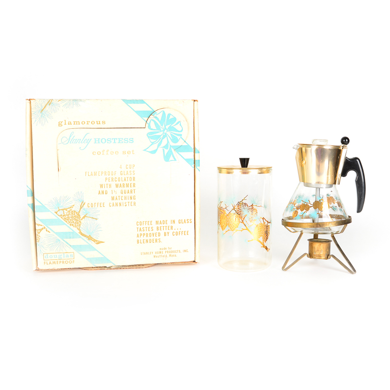 Mid Century Stanley Hostess Coffee Set