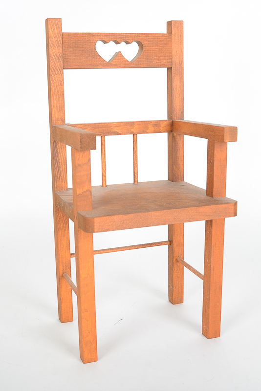 Vintage Doll with Chair