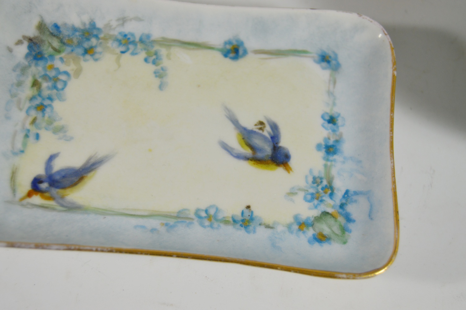 Antique Hand Painted French Limoges Porcelain Dresser Set