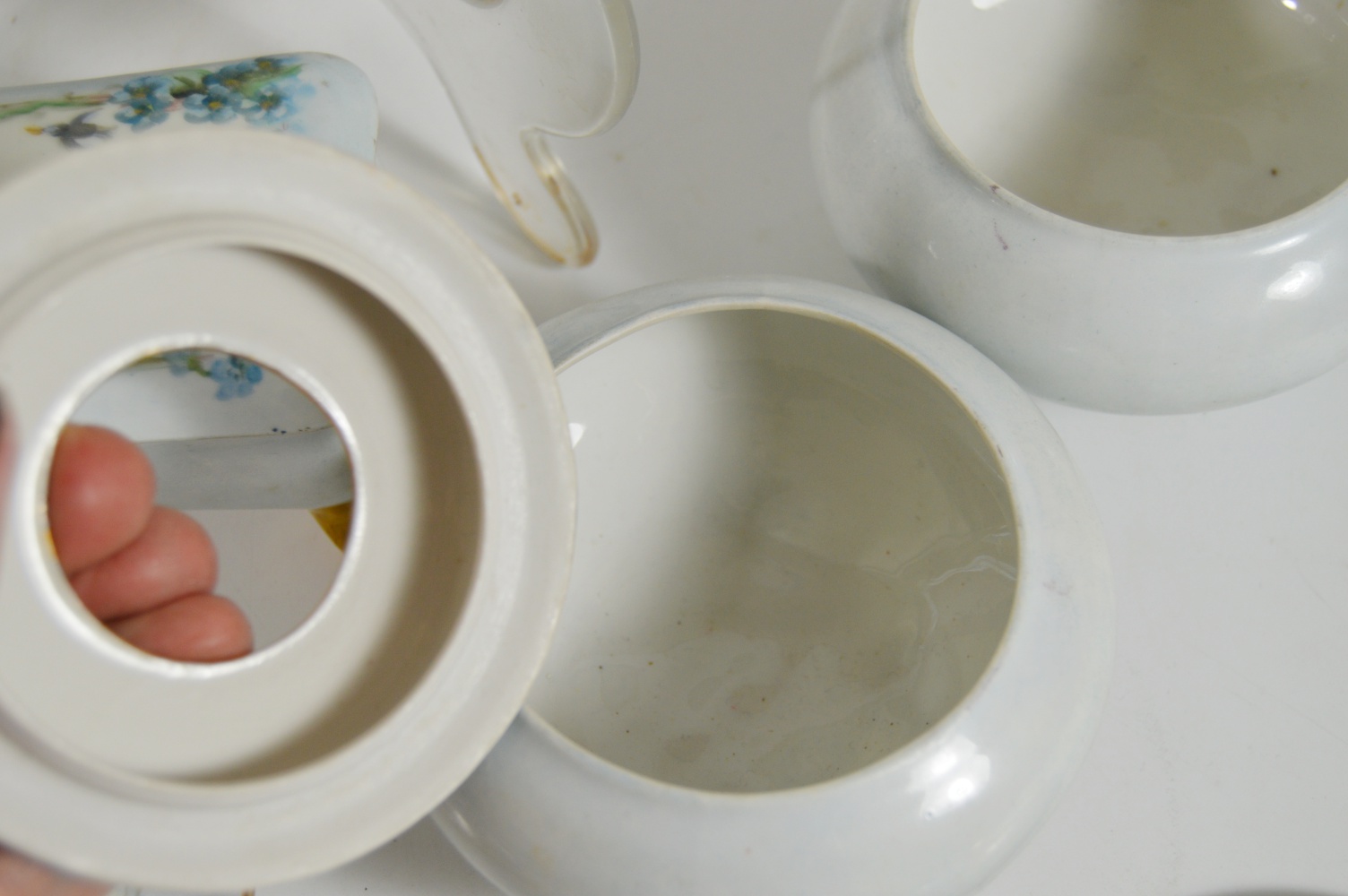 Antique Hand Painted French Limoges Porcelain Dresser Set