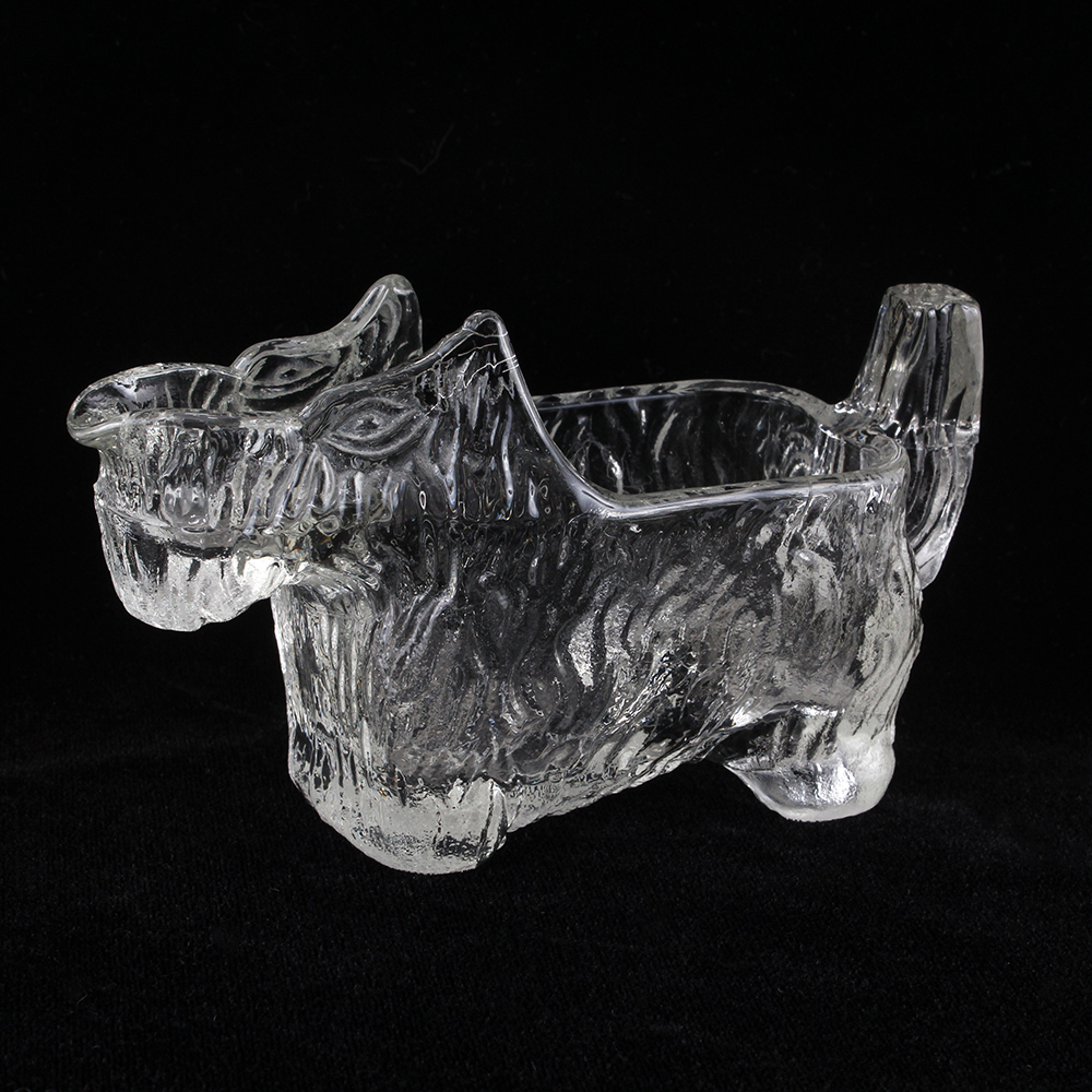 Vintage Hocking Glass Queen Mary Gravy Dog