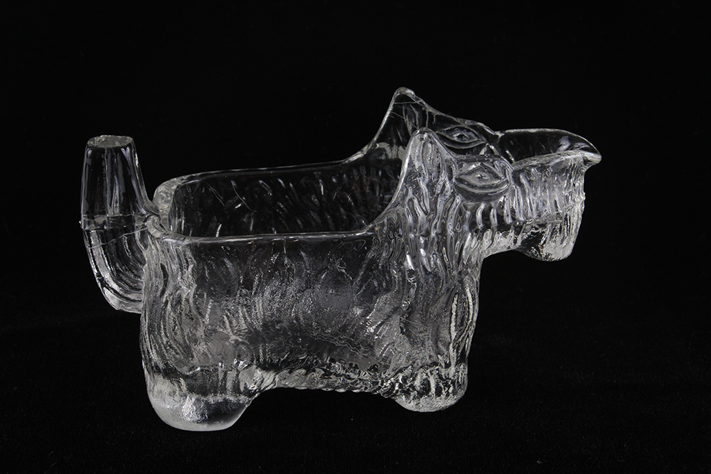 Vintage Hocking Glass Queen Mary Gravy Dog