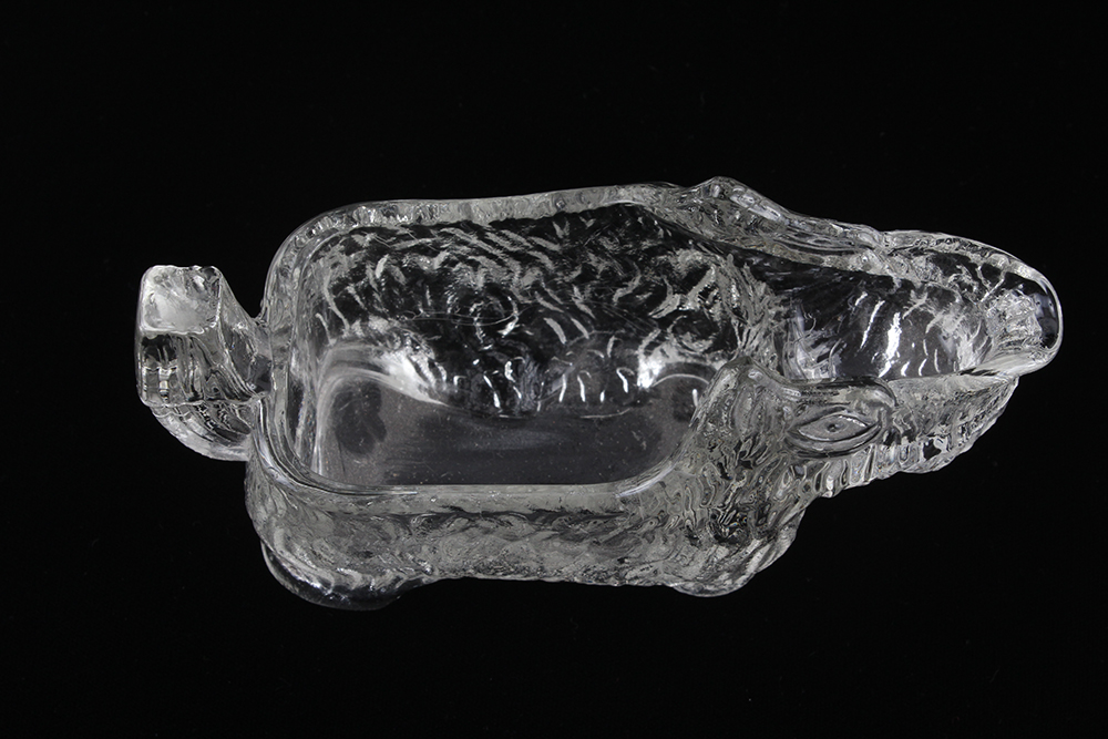 Vintage Hocking Glass Queen Mary Gravy Dog