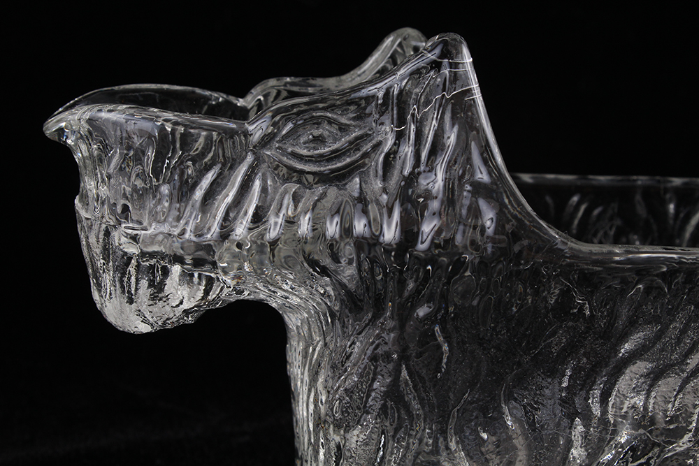 Vintage Hocking Glass Queen Mary Gravy Dog