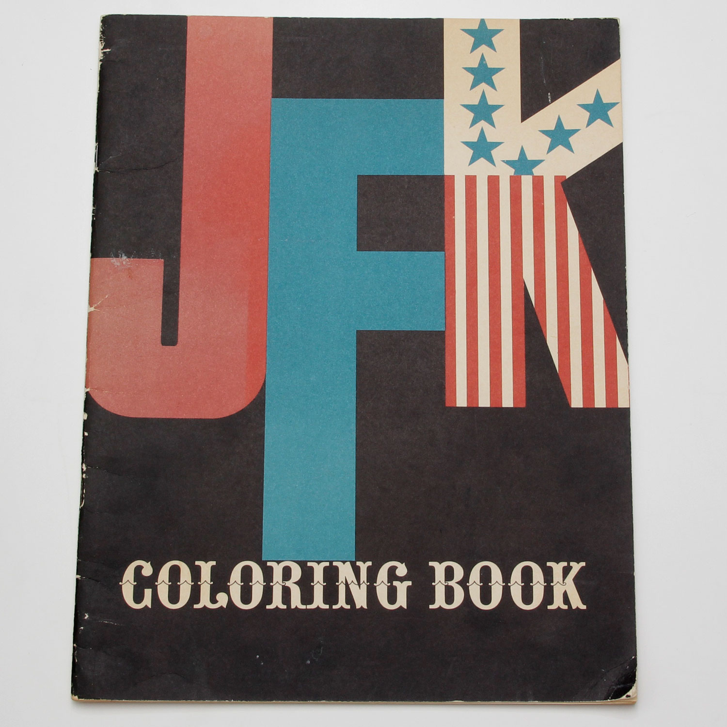 Vintage 1962 JFK Coloring Book