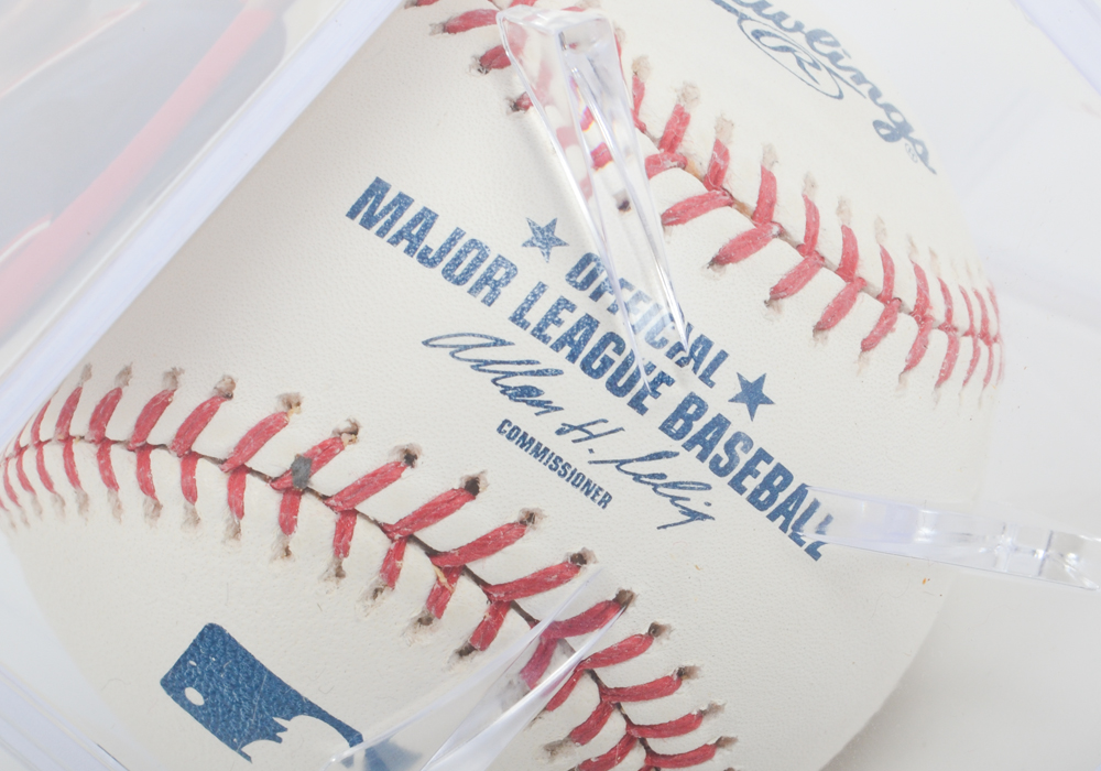 Lee Smith Signed Baseball