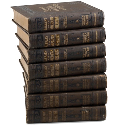 1889 Set of Stedman & Hutchinson's "Library of American Literature" 1889 Set of Stedman & Hutchinson's "Library of American Literature"
