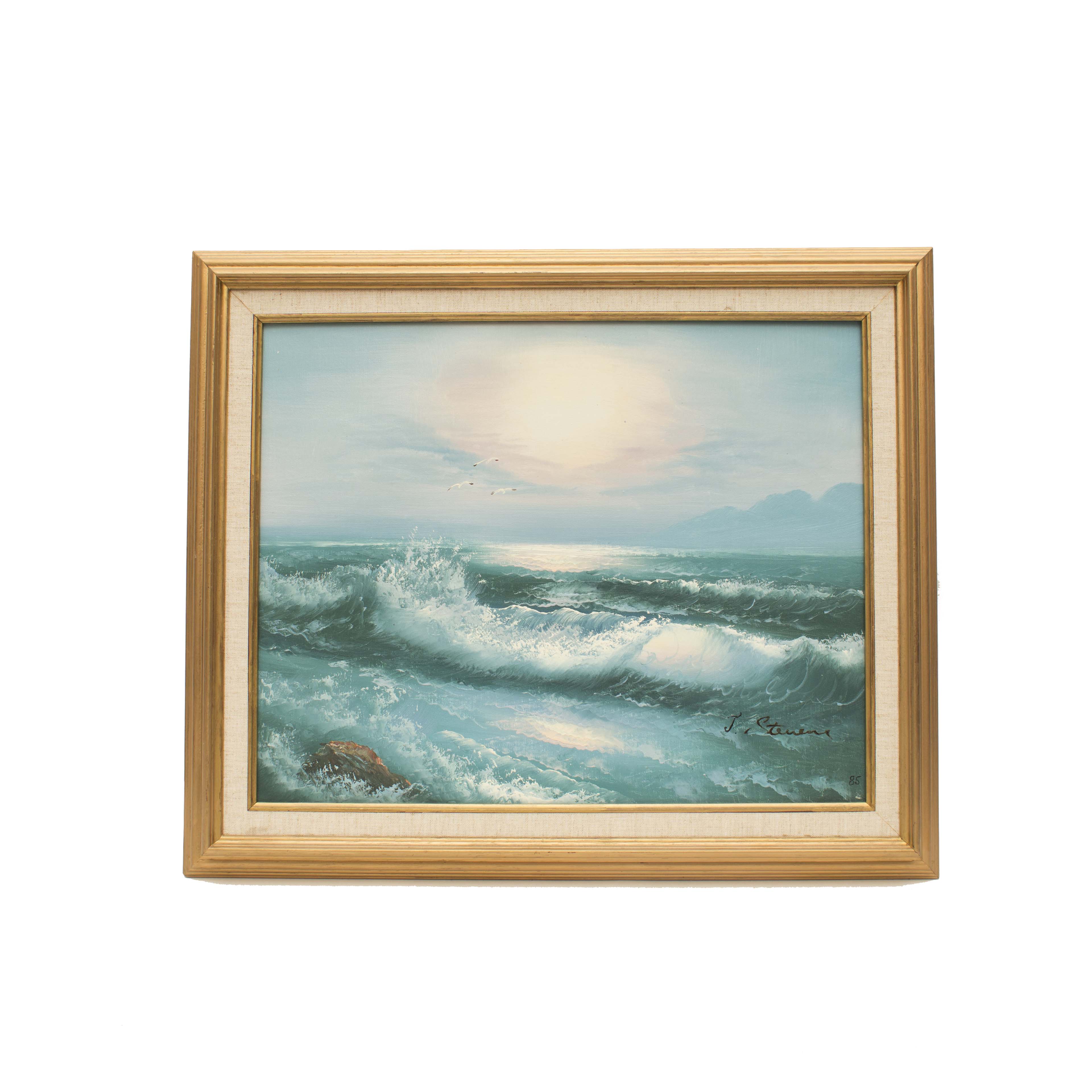 Original Signed Oil Painting by J. Stevens