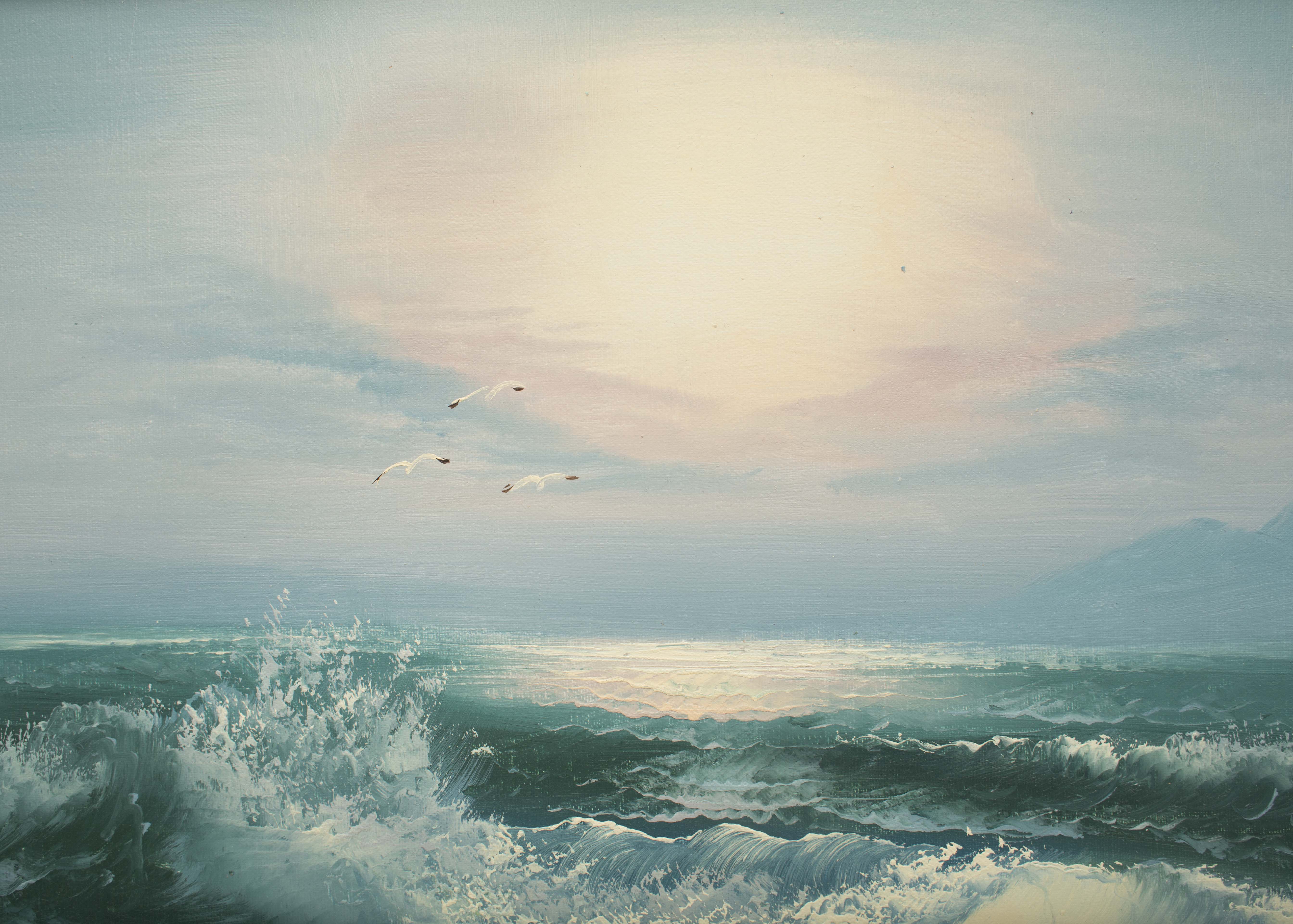 Original Signed Oil Painting by J. Stevens