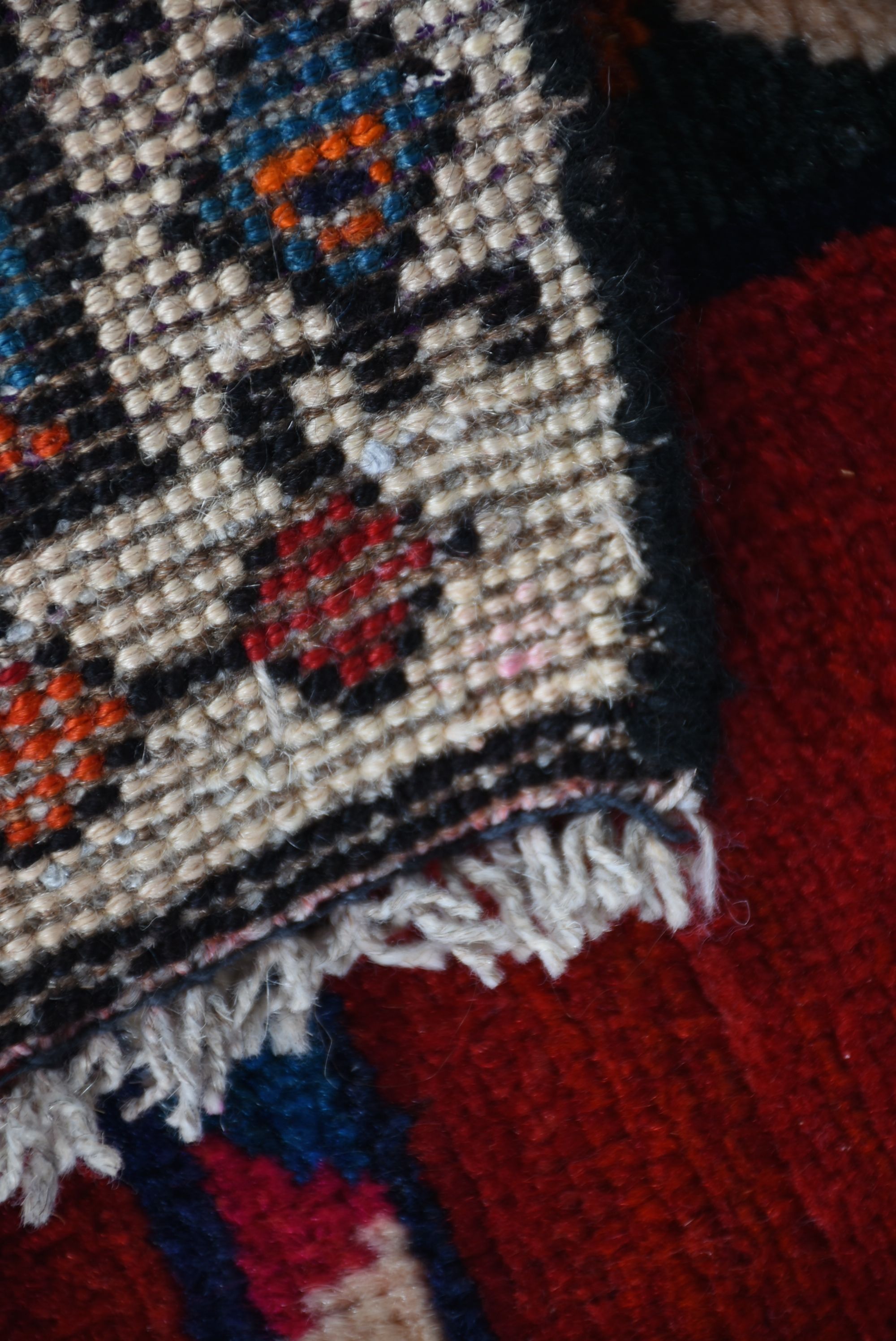 Colorful Handwoven Iranian Wool Rug