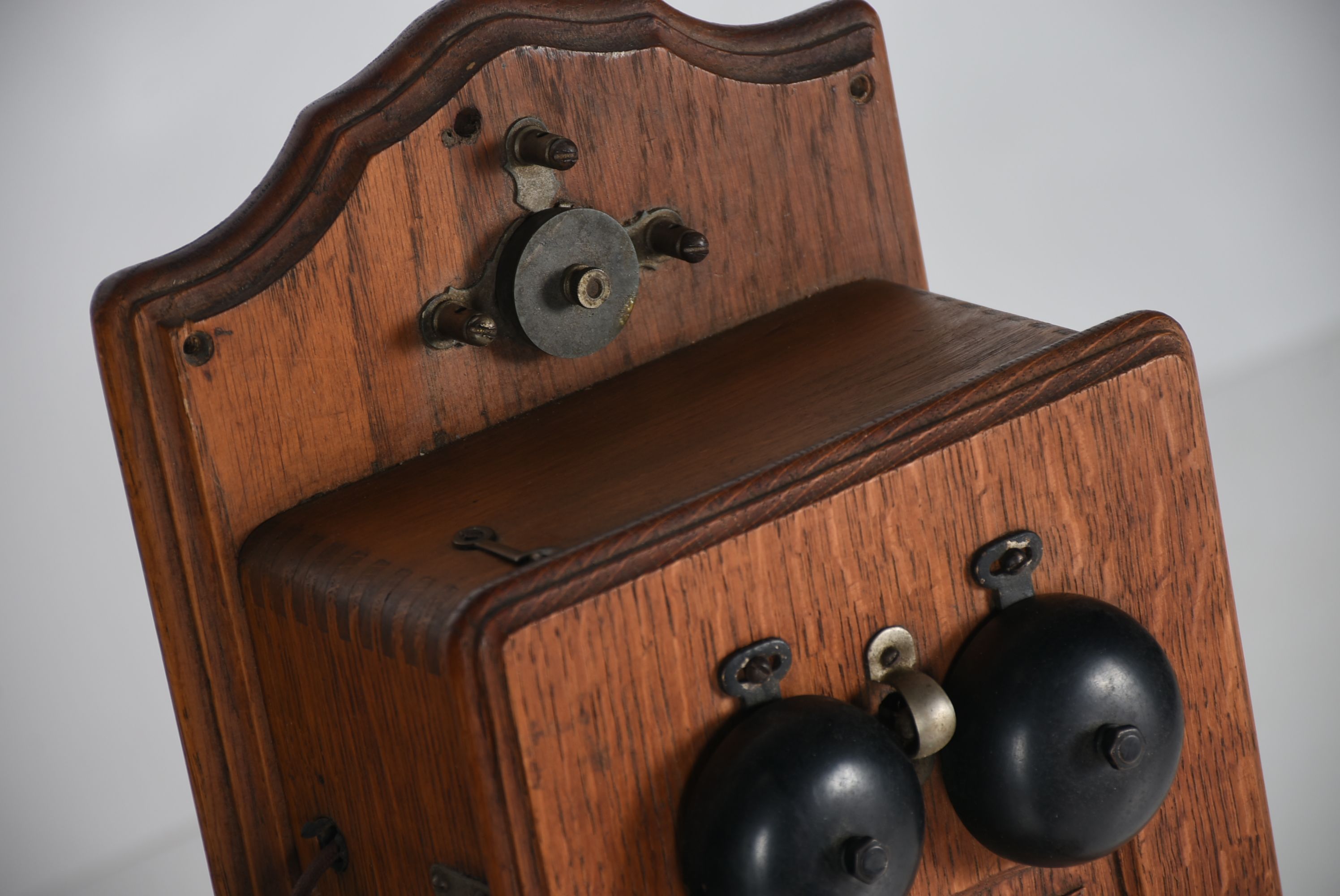 Antique Swedish American Telco Wall Mounted Phone