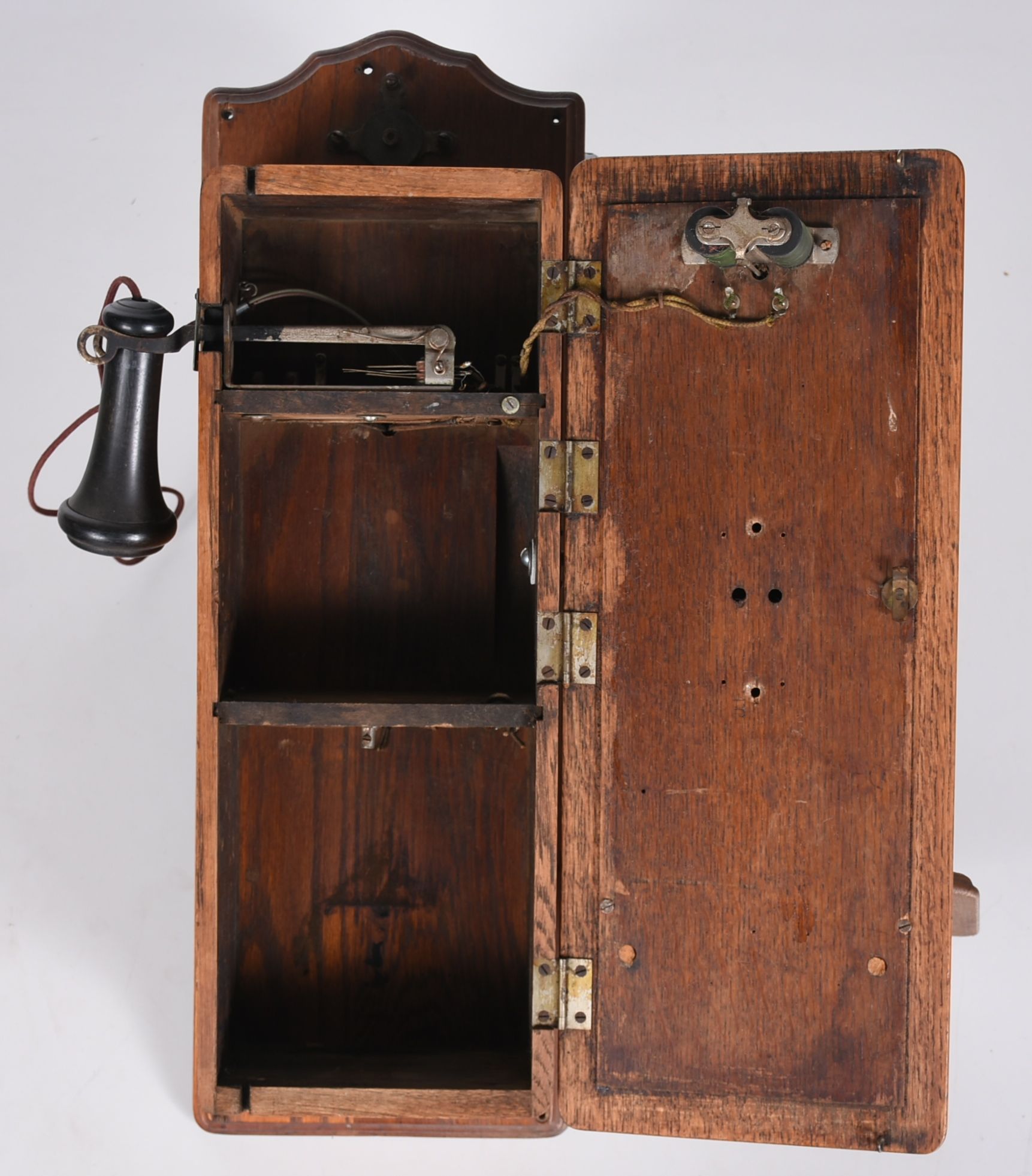 Antique Swedish American Telco Wall Mounted Phone