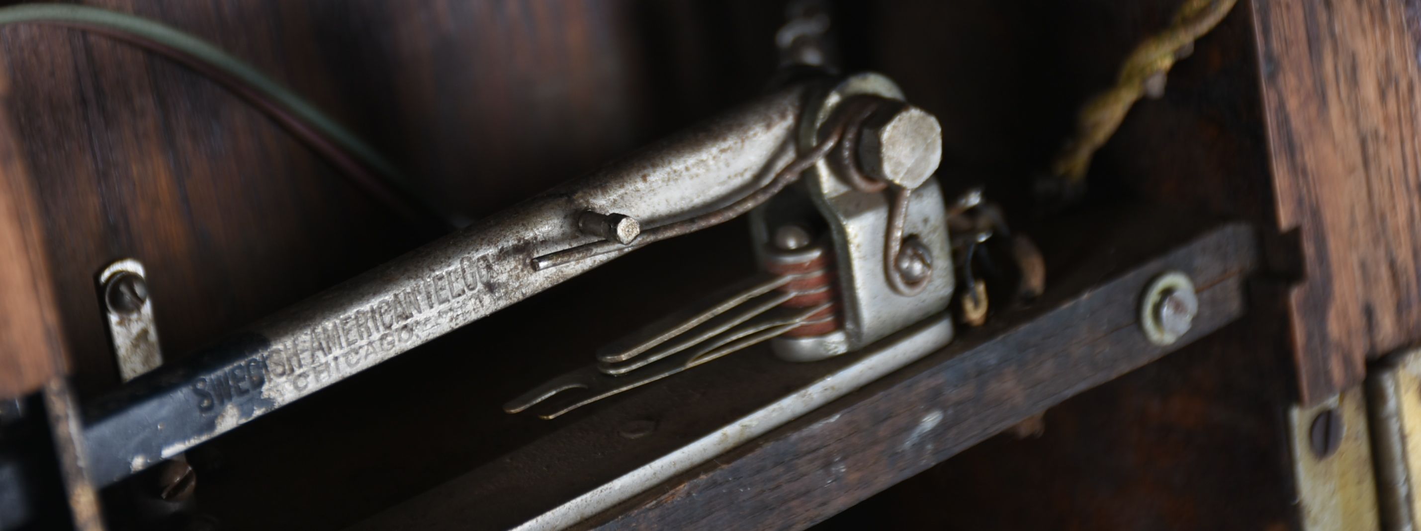 Antique Swedish American Telco Wall Mounted Phone