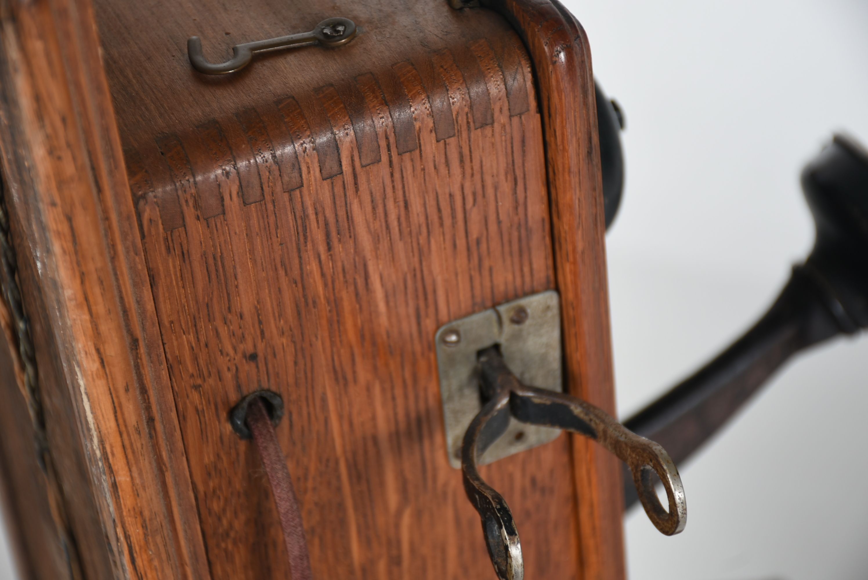 Antique Swedish American Telco Wall Mounted Phone