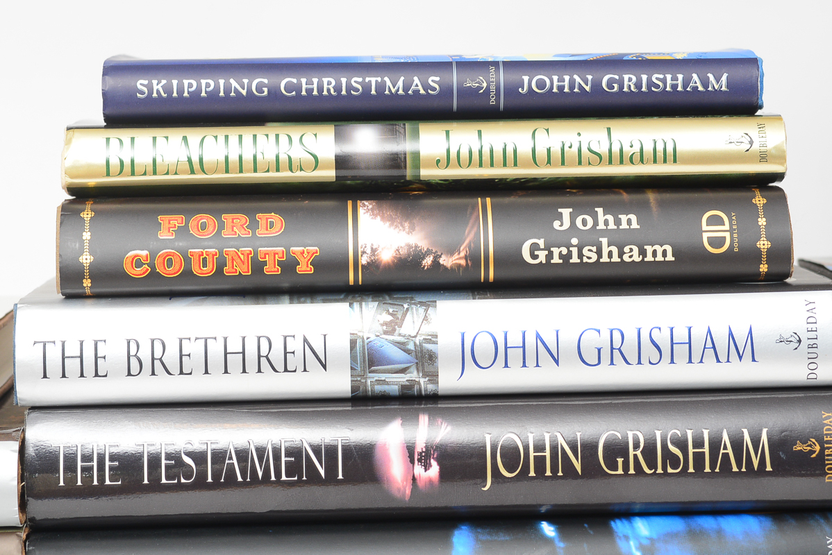 Large Collection of First Edition John Grisham Books