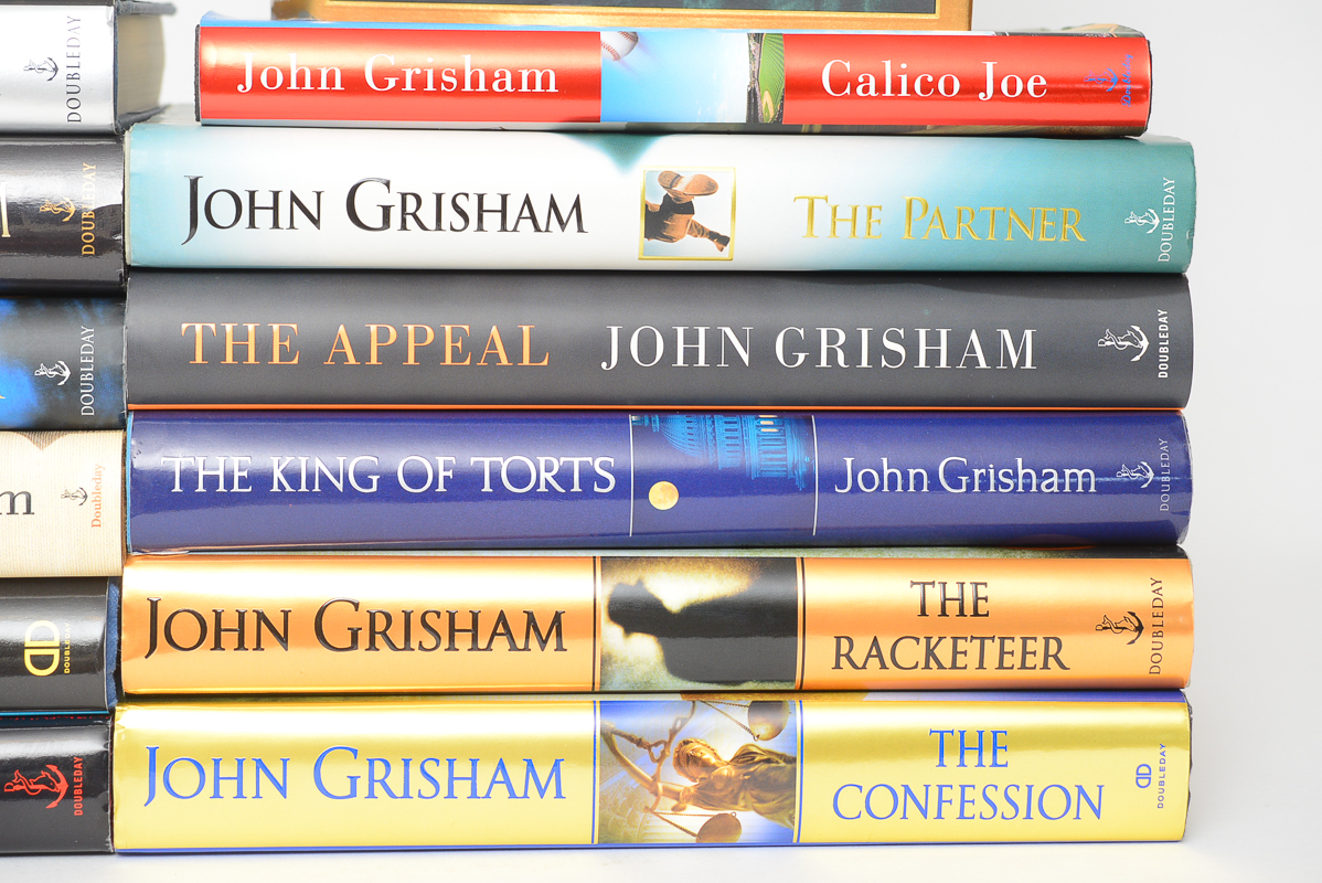 Large Collection of First Edition John Grisham Books