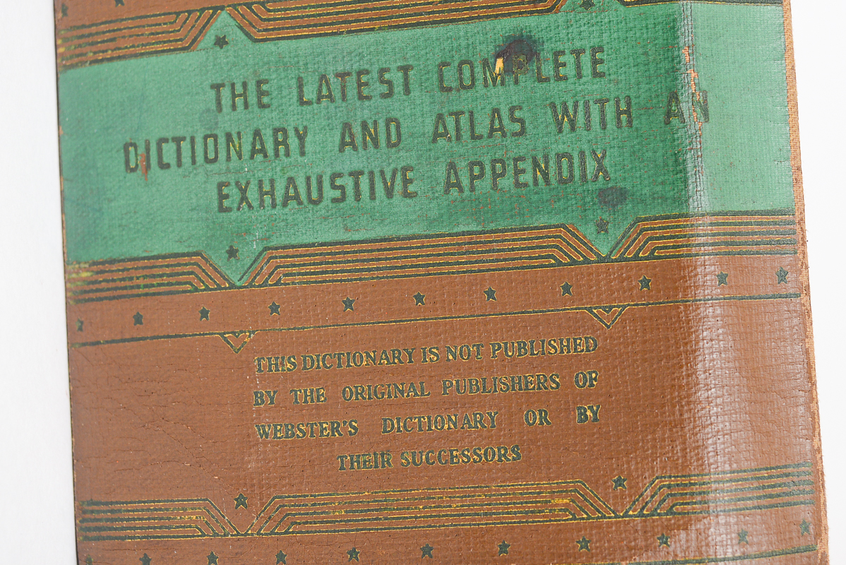1939 Webster's Twentieth Century Dictionary