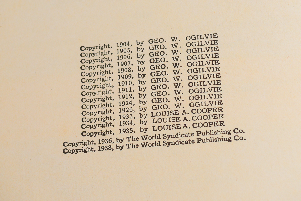 1939 Webster's Twentieth Century Dictionary