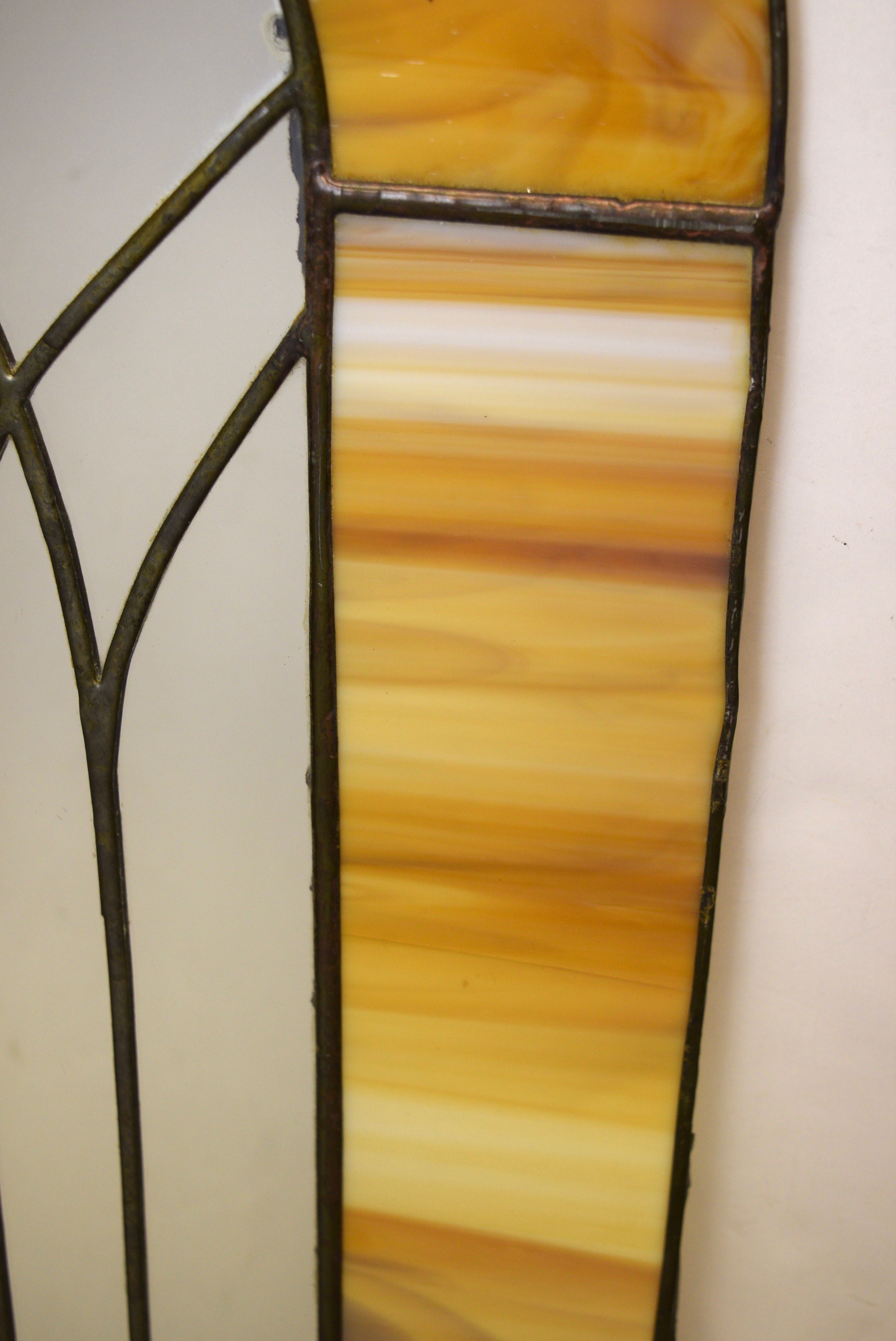 Large Stained Glass Mirror