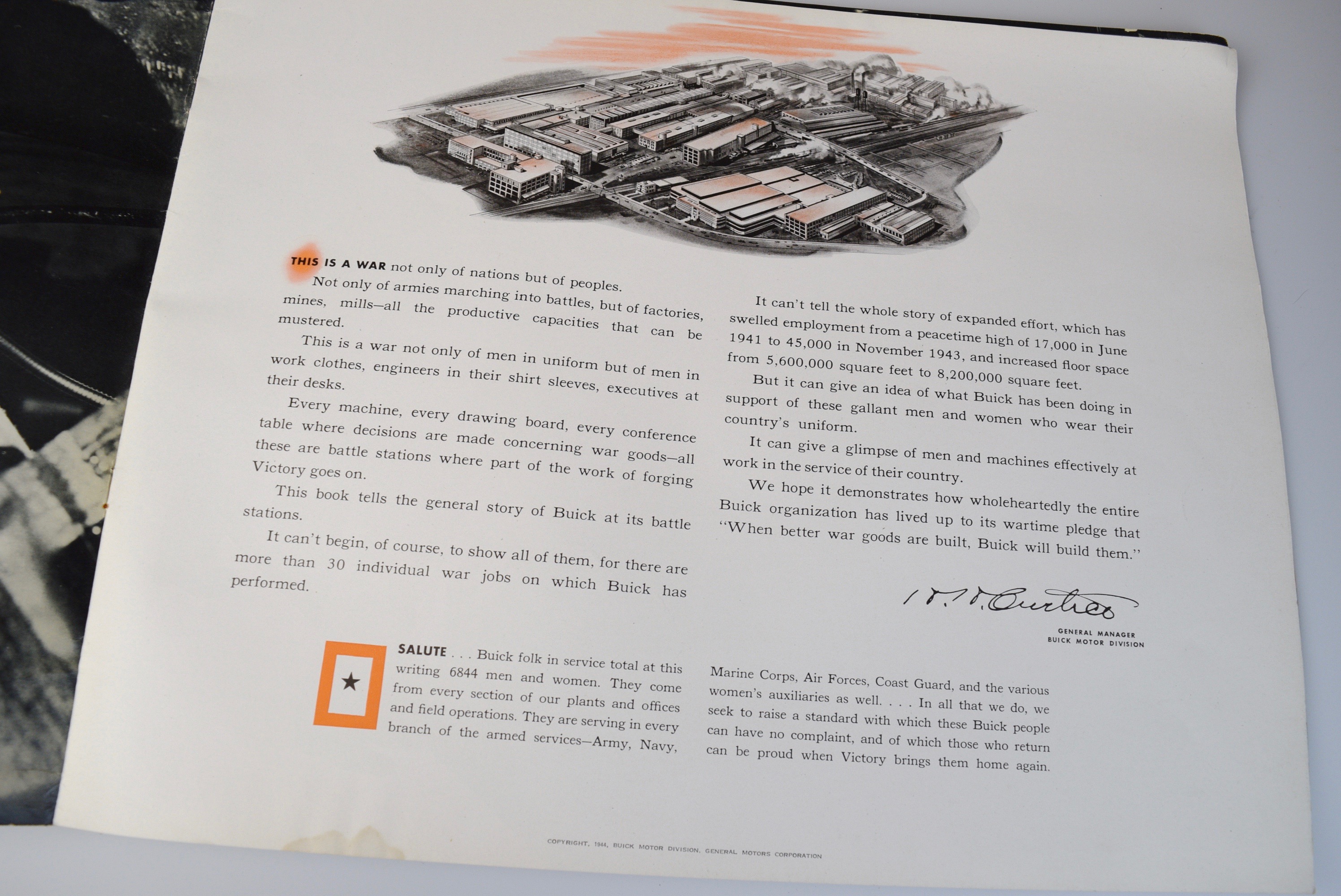 'GMC at War' and 'Buick at its Battle Stations' WWII Magazines