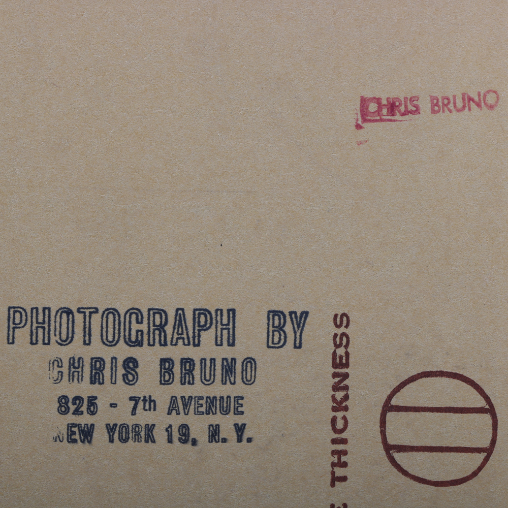 Portrait Photographs Circa 1960 by Chris Bruno