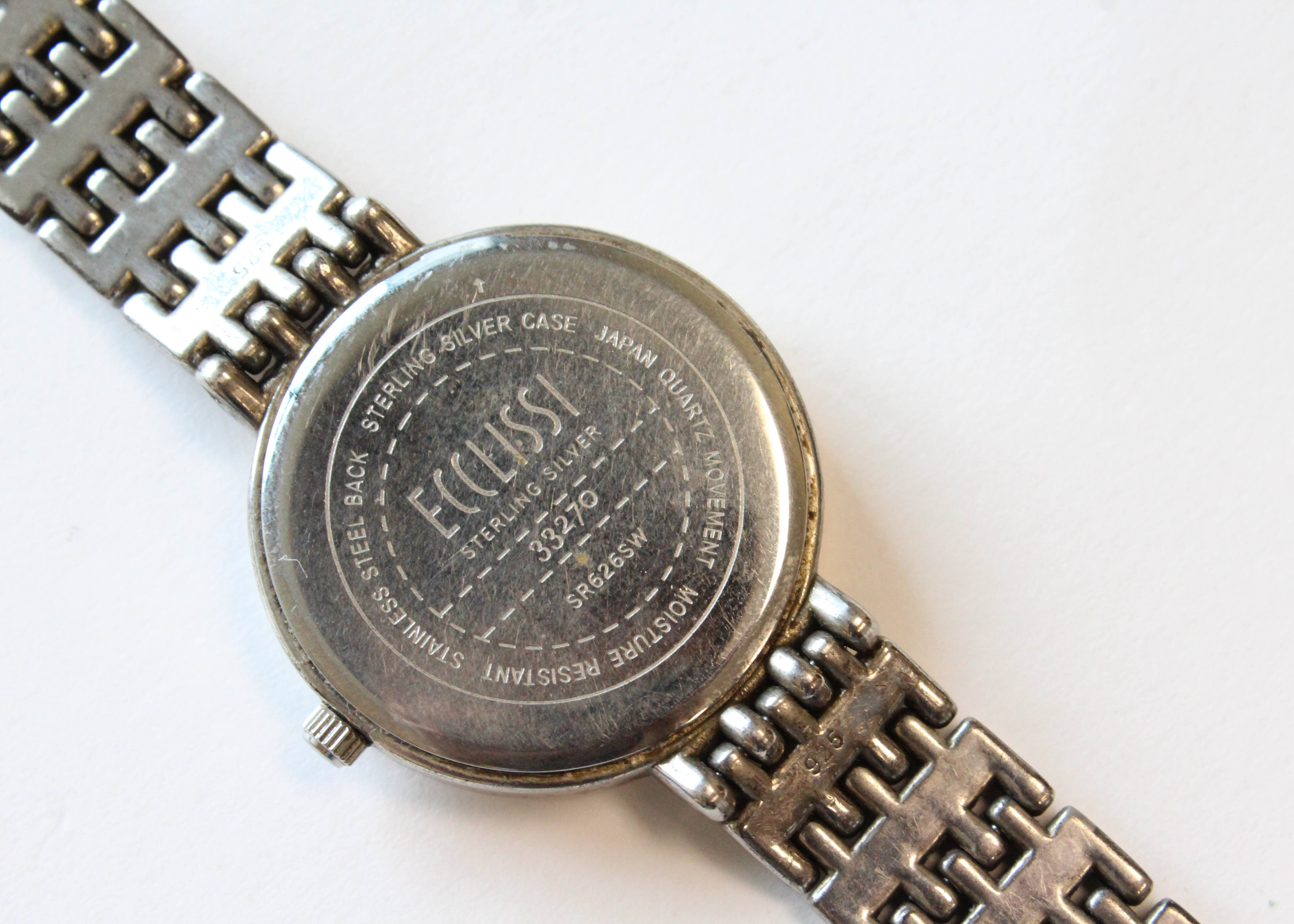 Ecclissi Watch with Sterling Silver Case