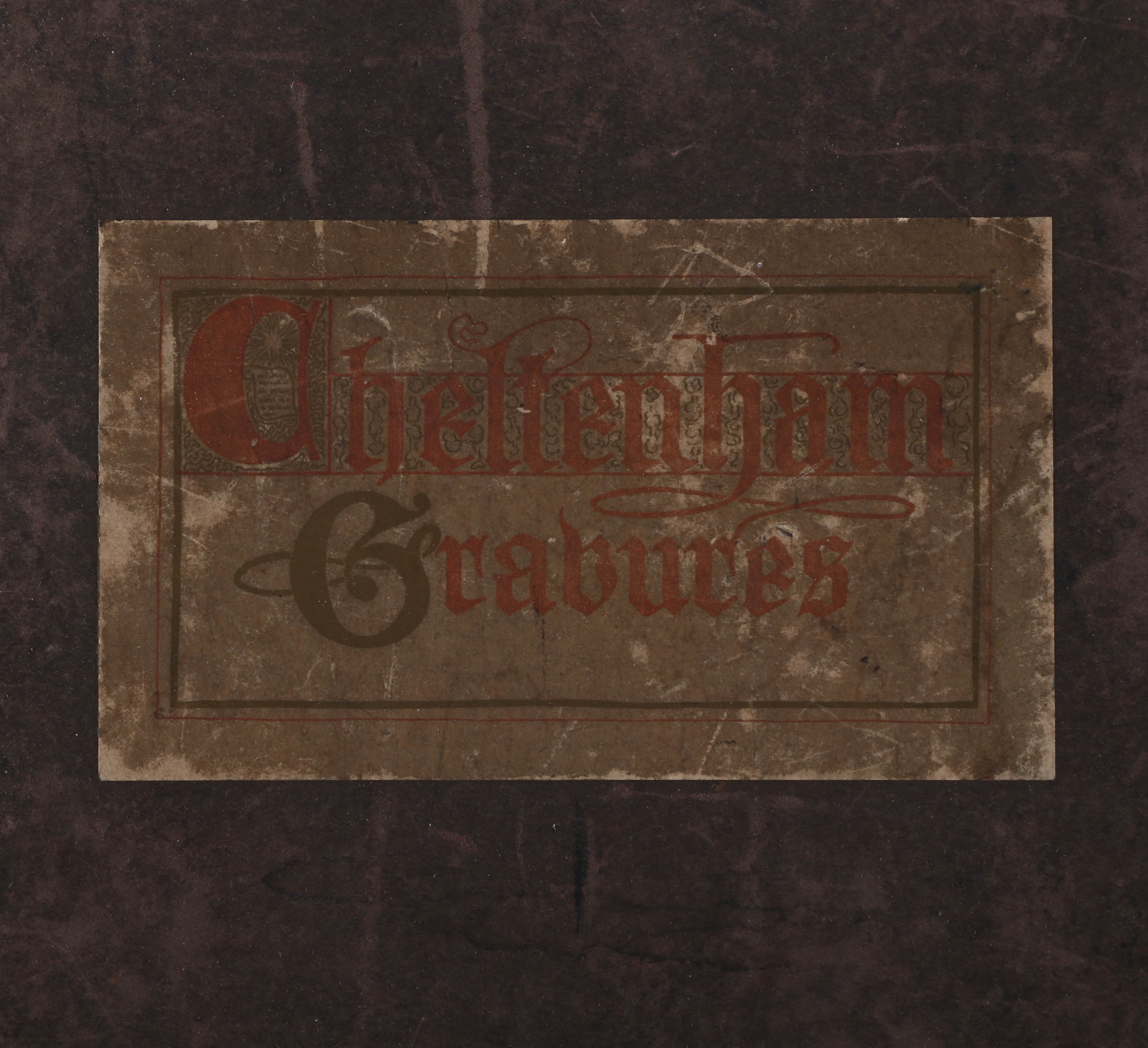 Cheltenham Gravures Book