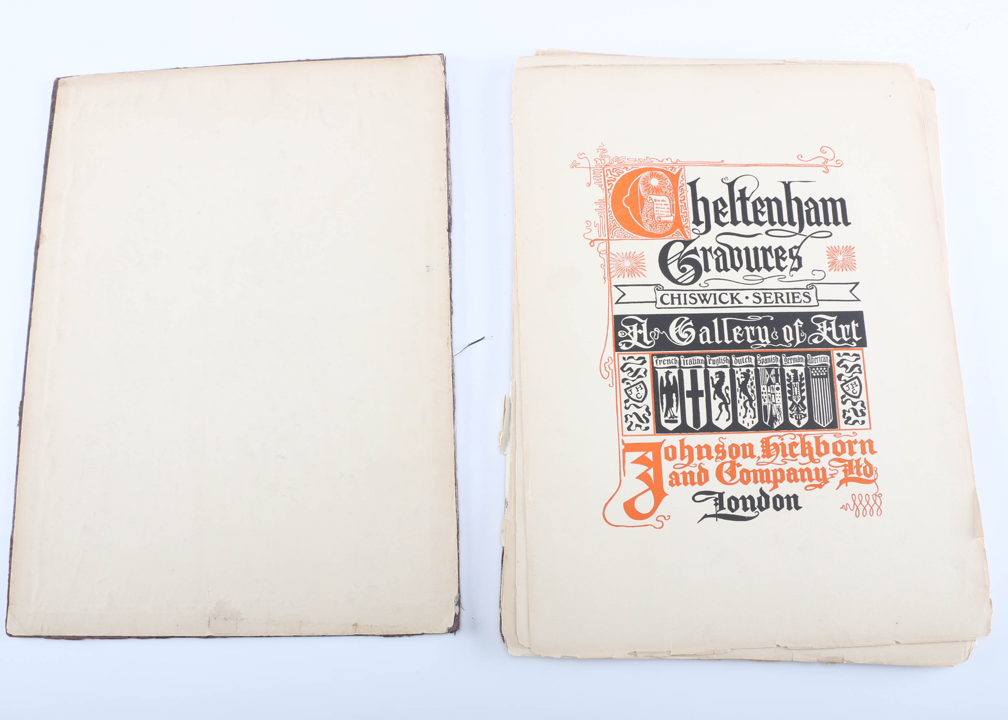 Cheltenham Gravures Book
